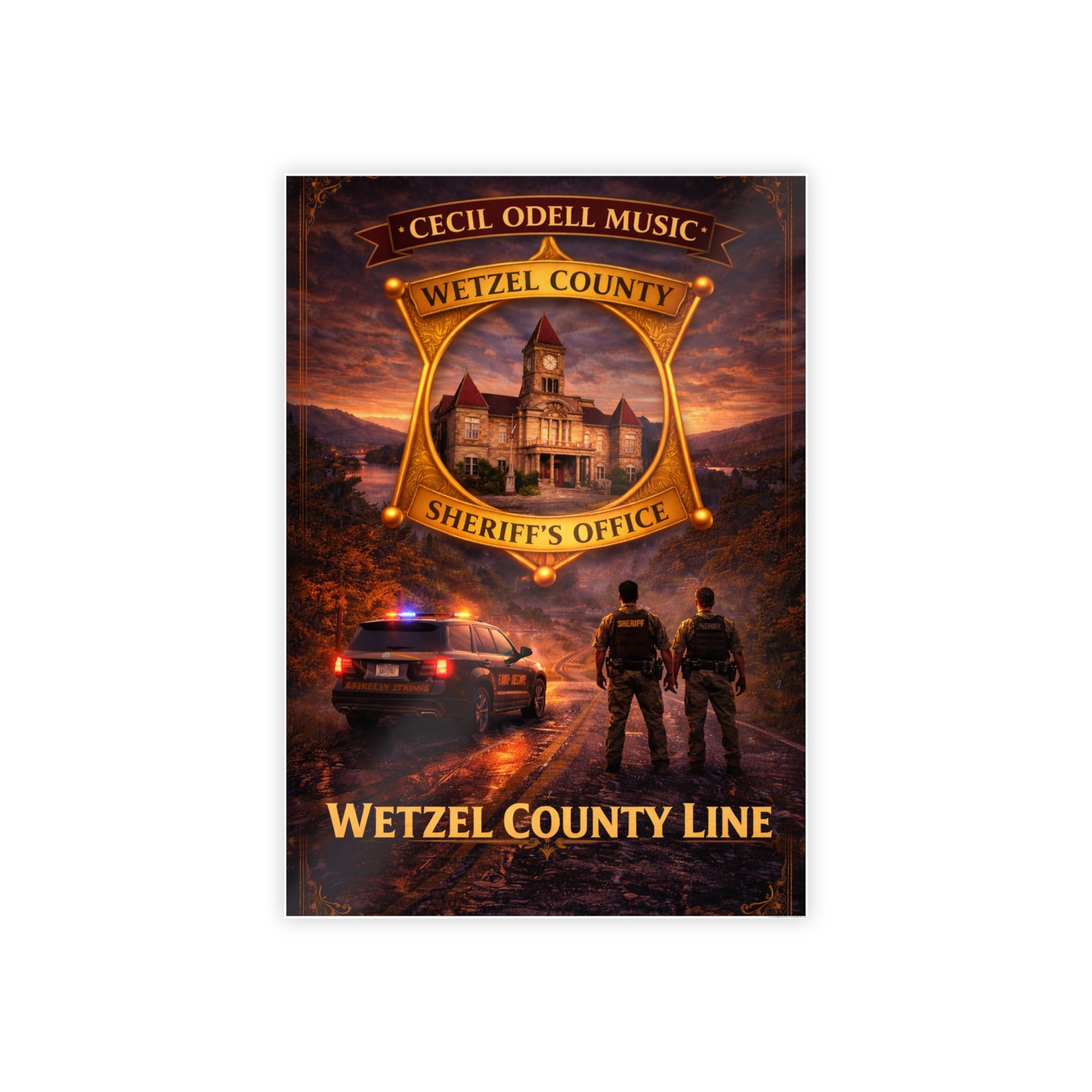 Wetzel County Line: Sheriff’s Office Gloss Poster