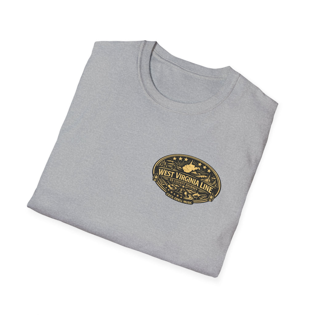 West Virginia Line Wirt County T-Shirt