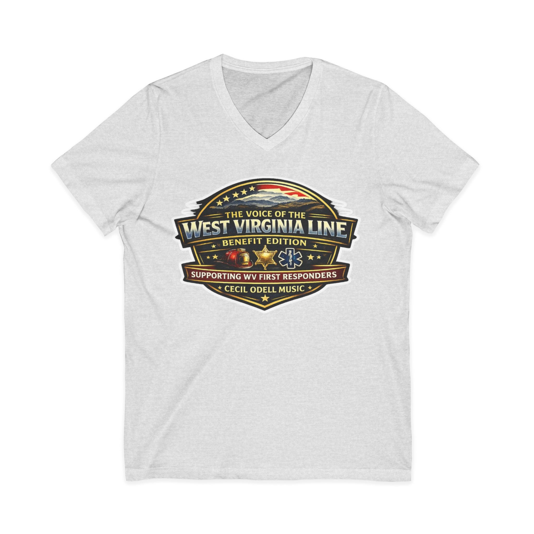The Voice of the West Virginia Line Benefit Edition - V-Neck