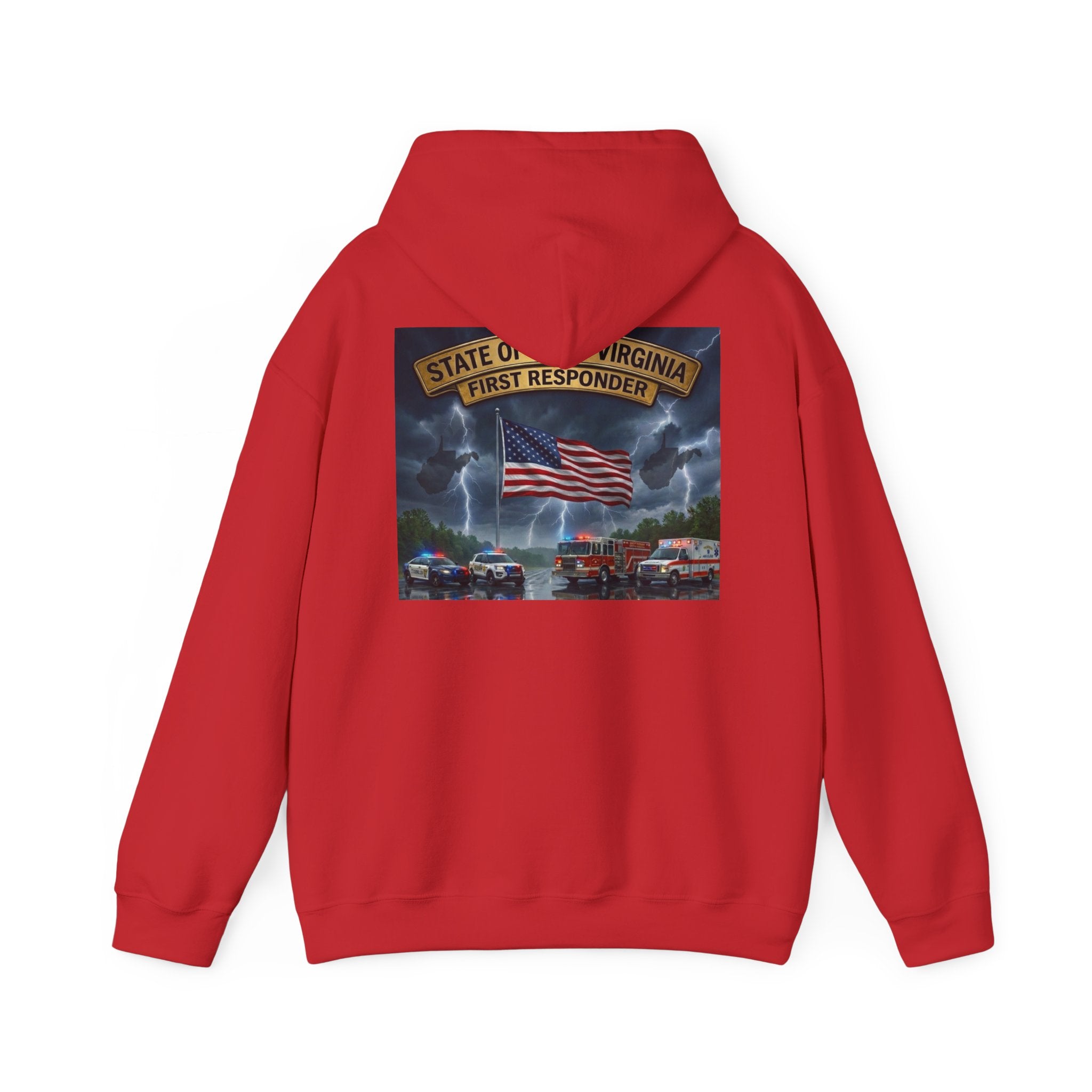 Preston County 911 First Responder Hoodie: Virginia Emergency Services Tribute