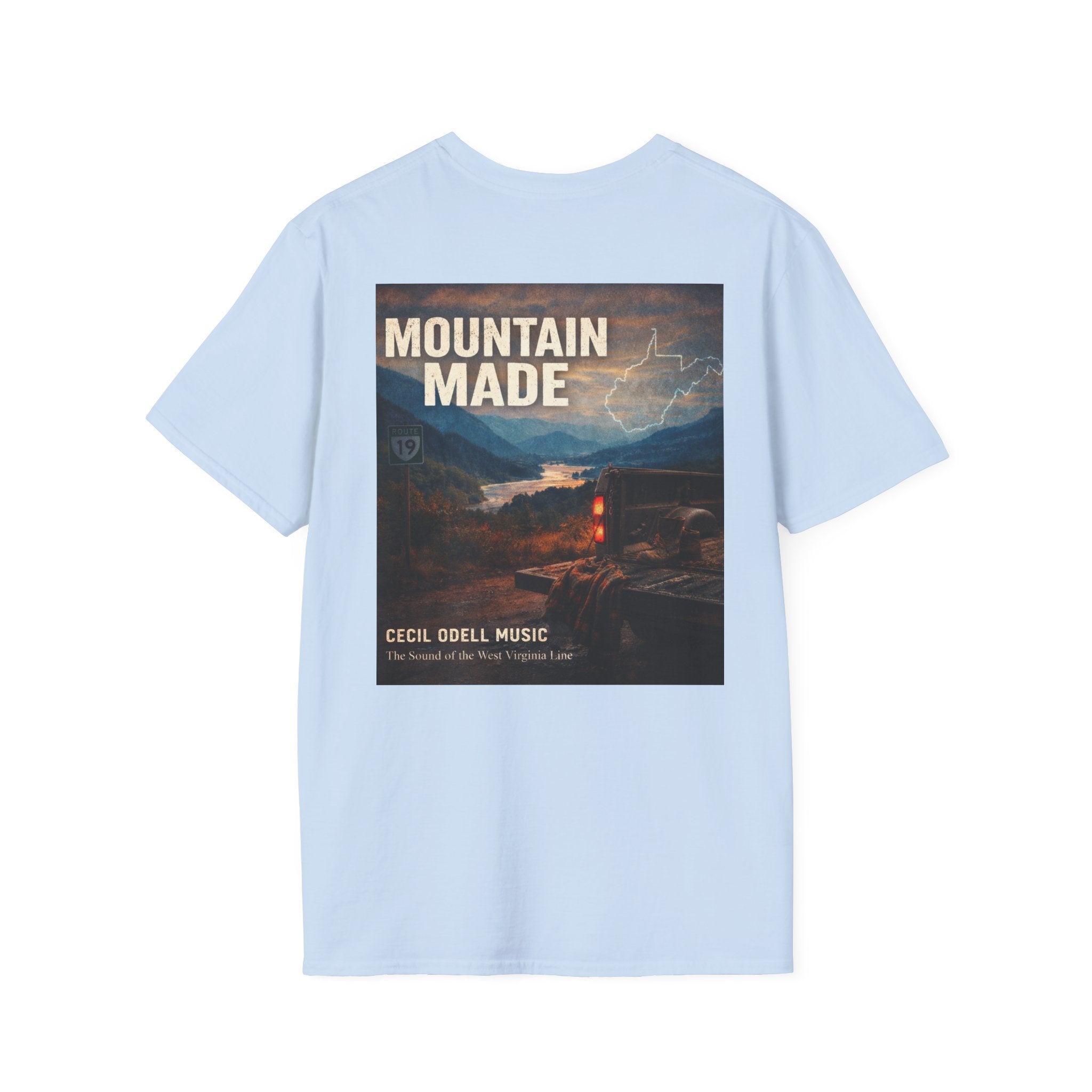 Mountain Made T-Shirt: "Cecil Odell Music" Vintage Mountain Landscape Tee