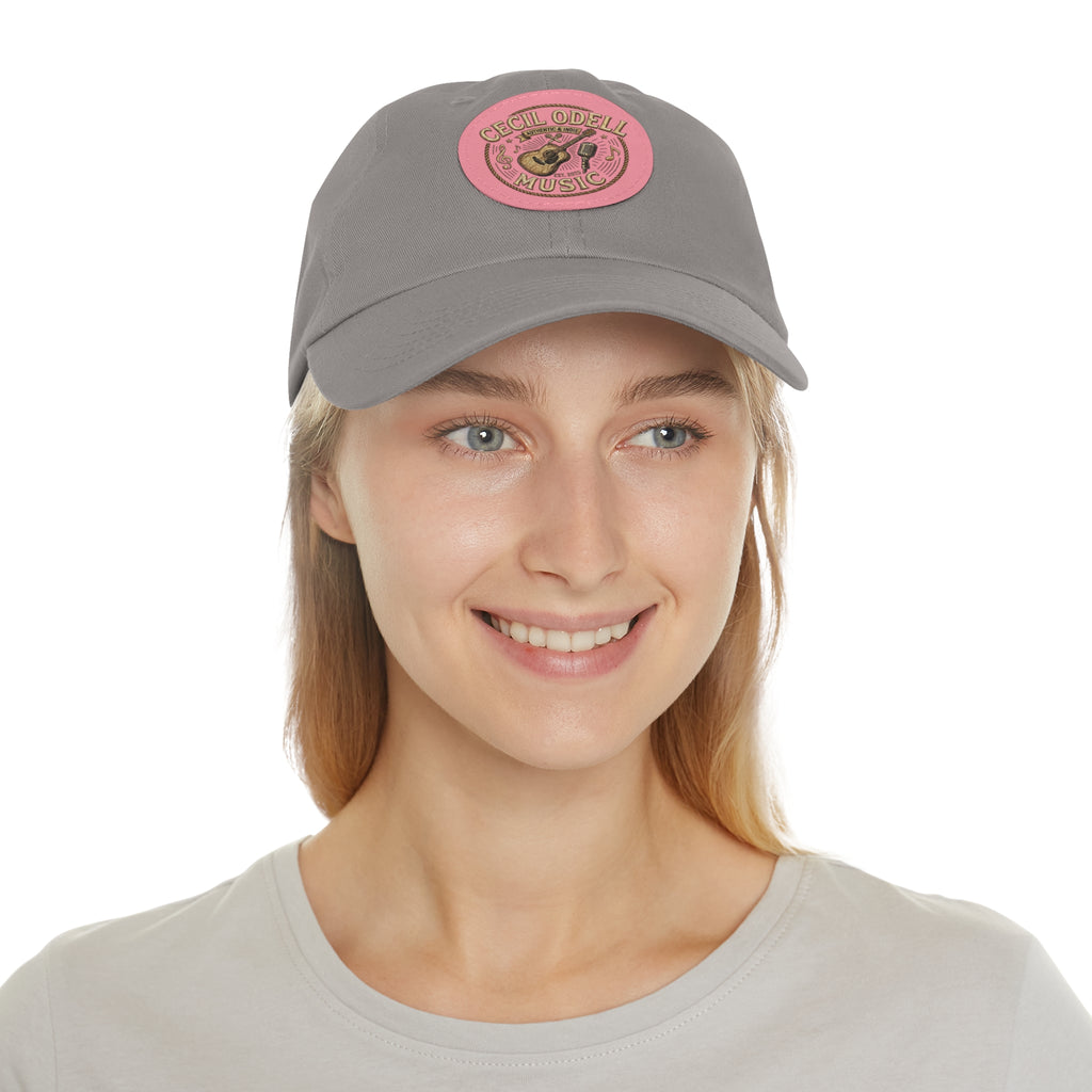 Cecil Odell Music Leather Patch Dad Hat