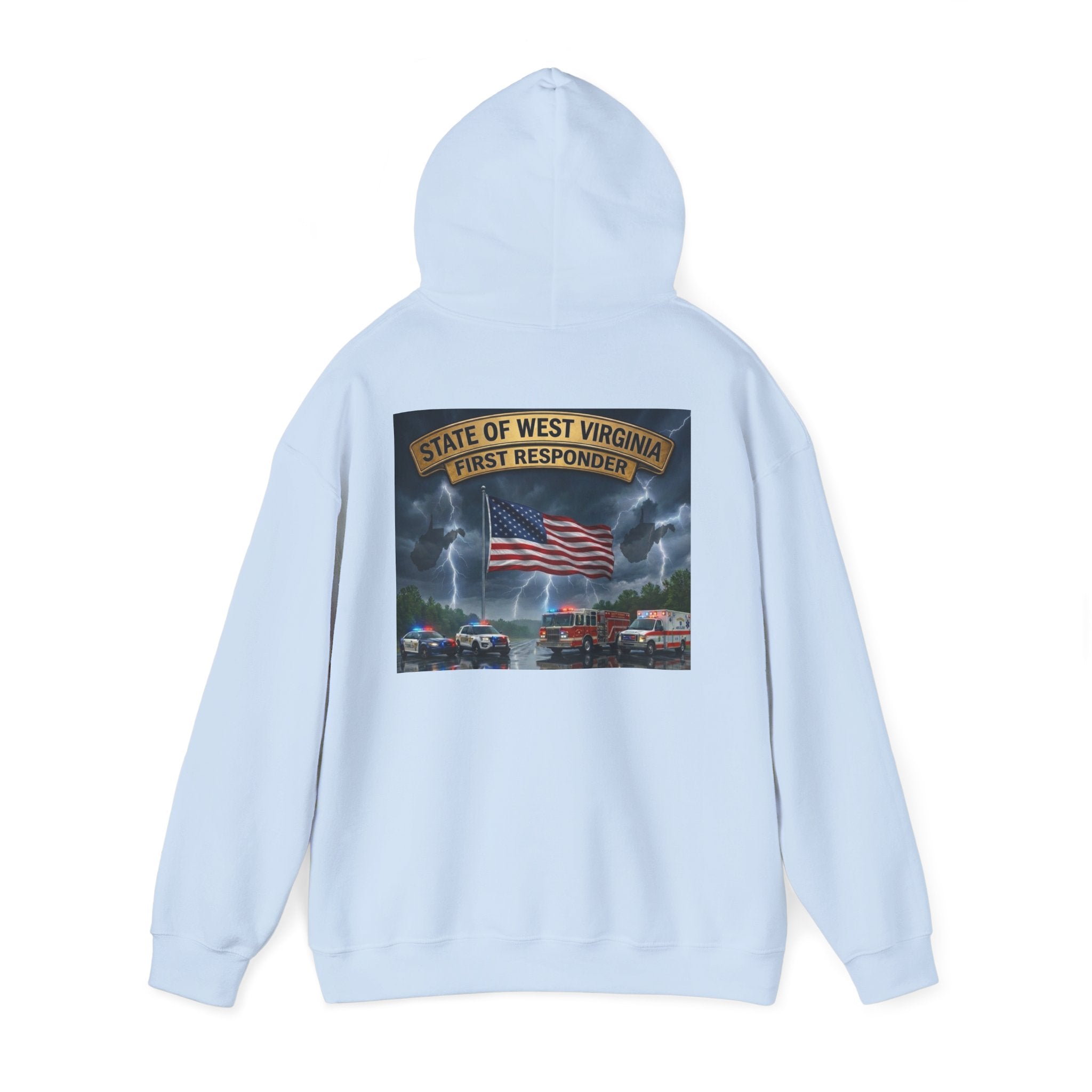 Preston County 911 First Responder Hoodie: Virginia Emergency Services Tribute