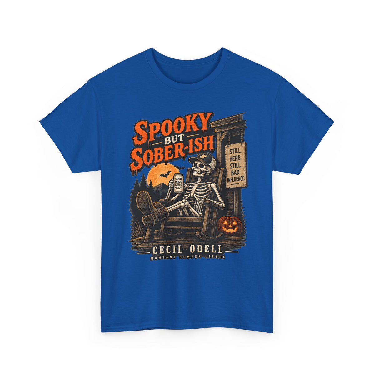 Spooky but Sober-ish Halloween Tee | Cecil Odell