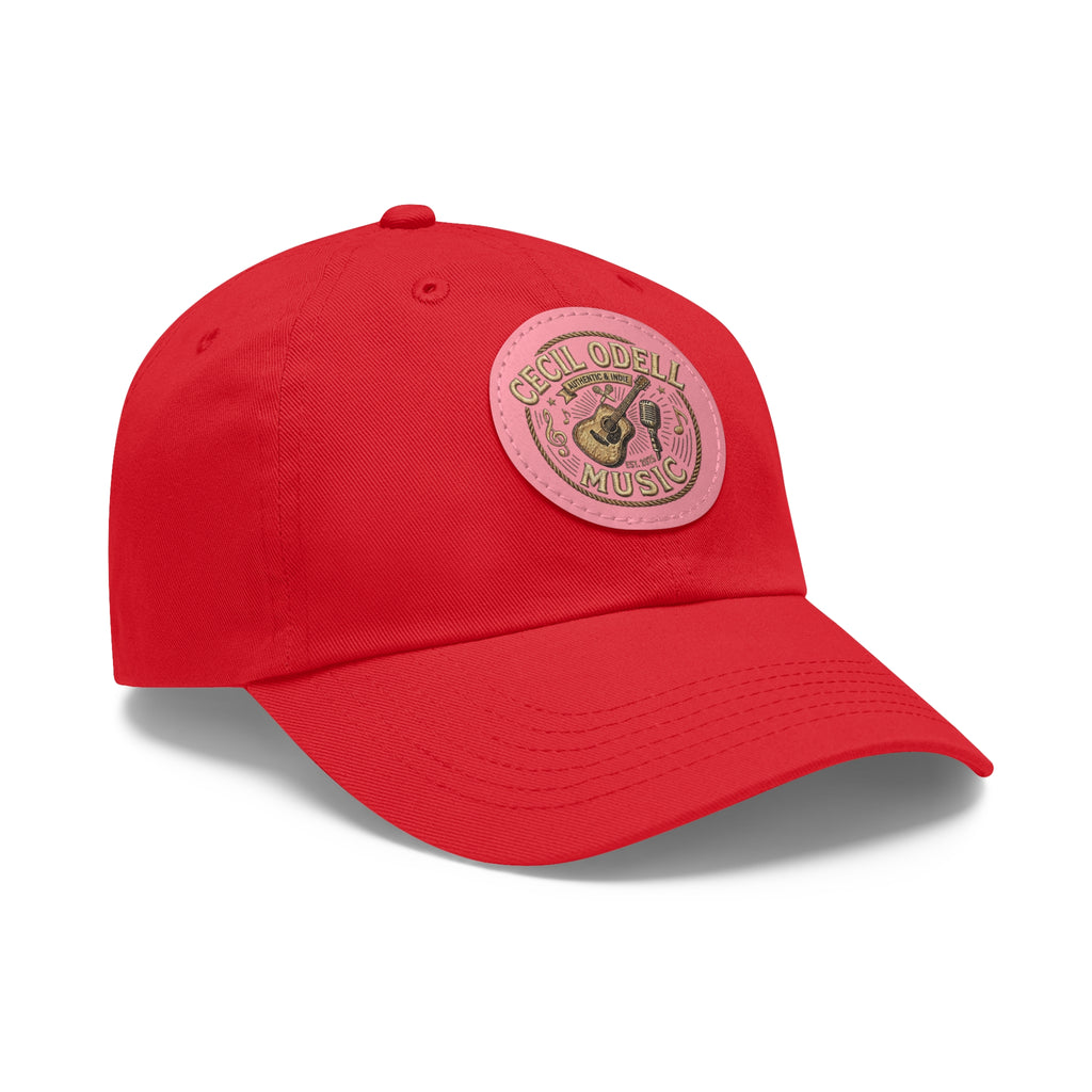Cecil Odell Music Leather Patch Dad Hat