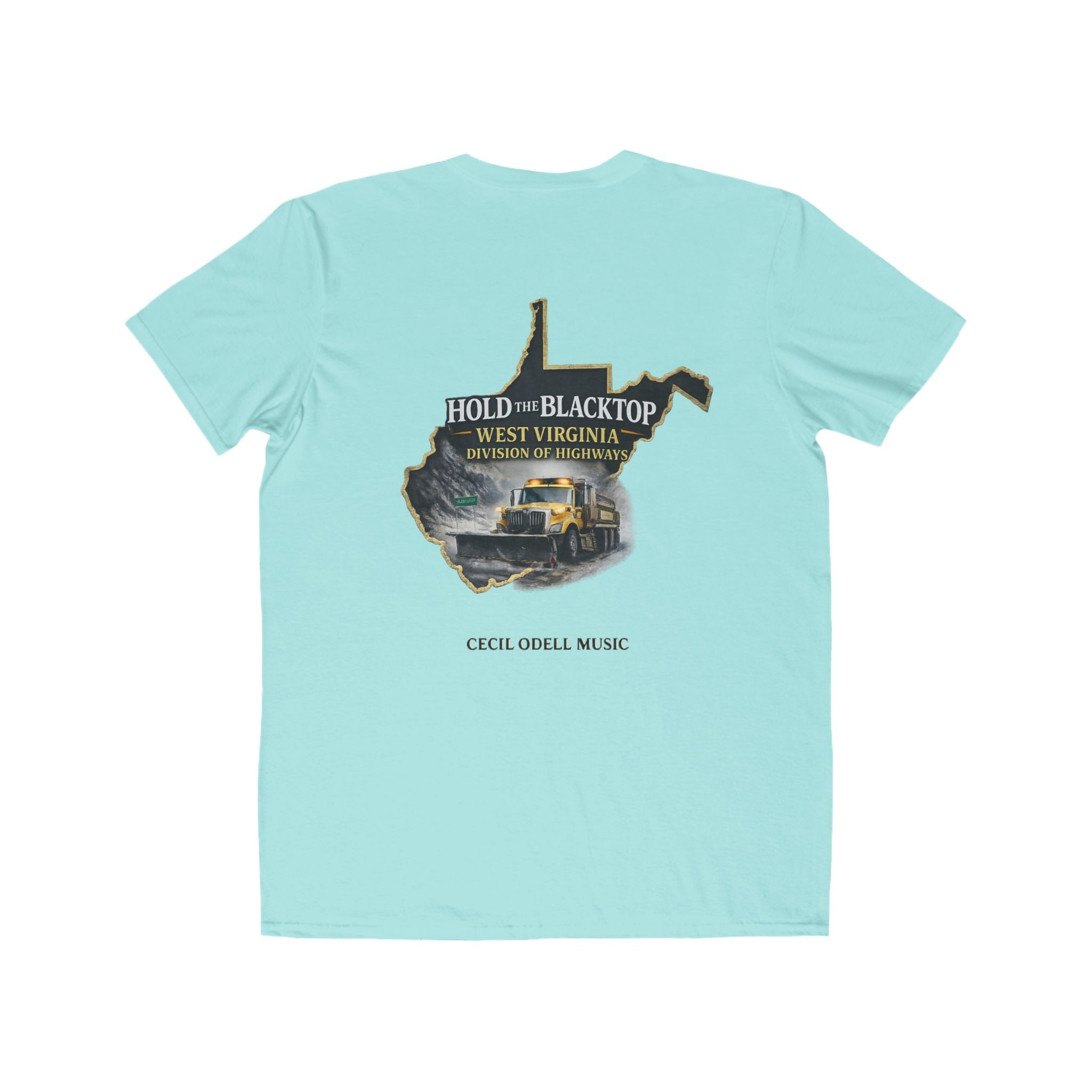 West Virginia Map T‑Shirt: "Hold the Blacktop" Vintage Truck Graphic Tee