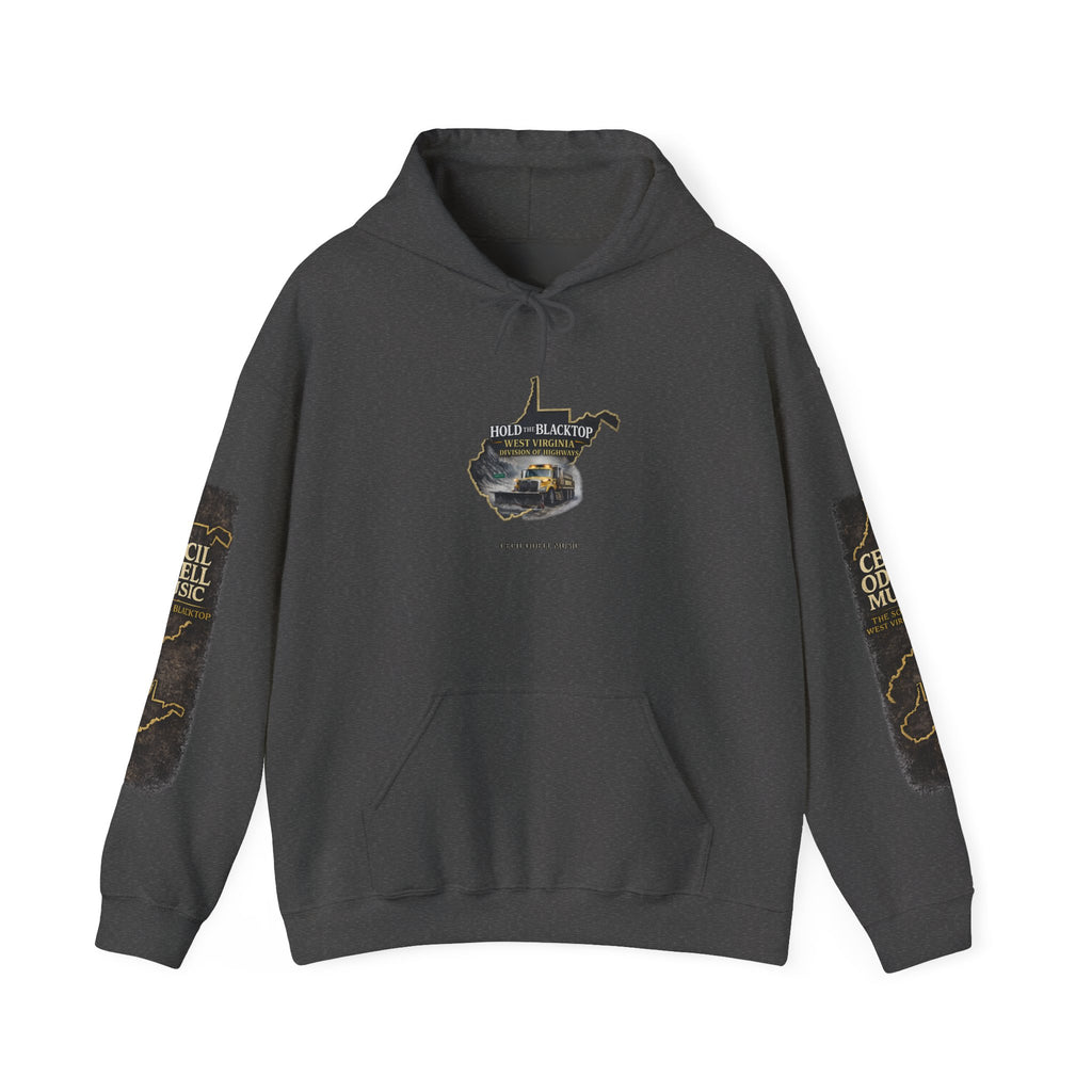 Hold the Blacktop Hoodie: Classic Road Trip Graphic Pullover