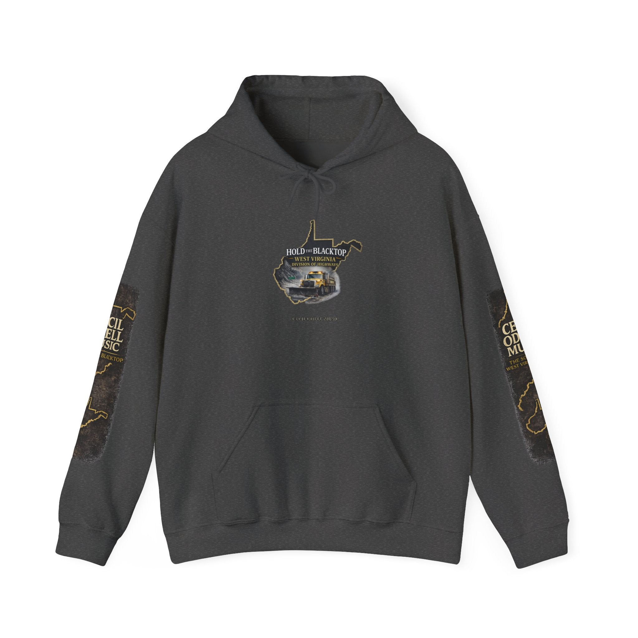 Hold the Blacktop Hoodie: Classic Road Trip Graphic Pullover