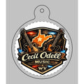 Cecil Odell Music WV Pet Tag: Personalized West Virginia Guitar Dog ID Tag