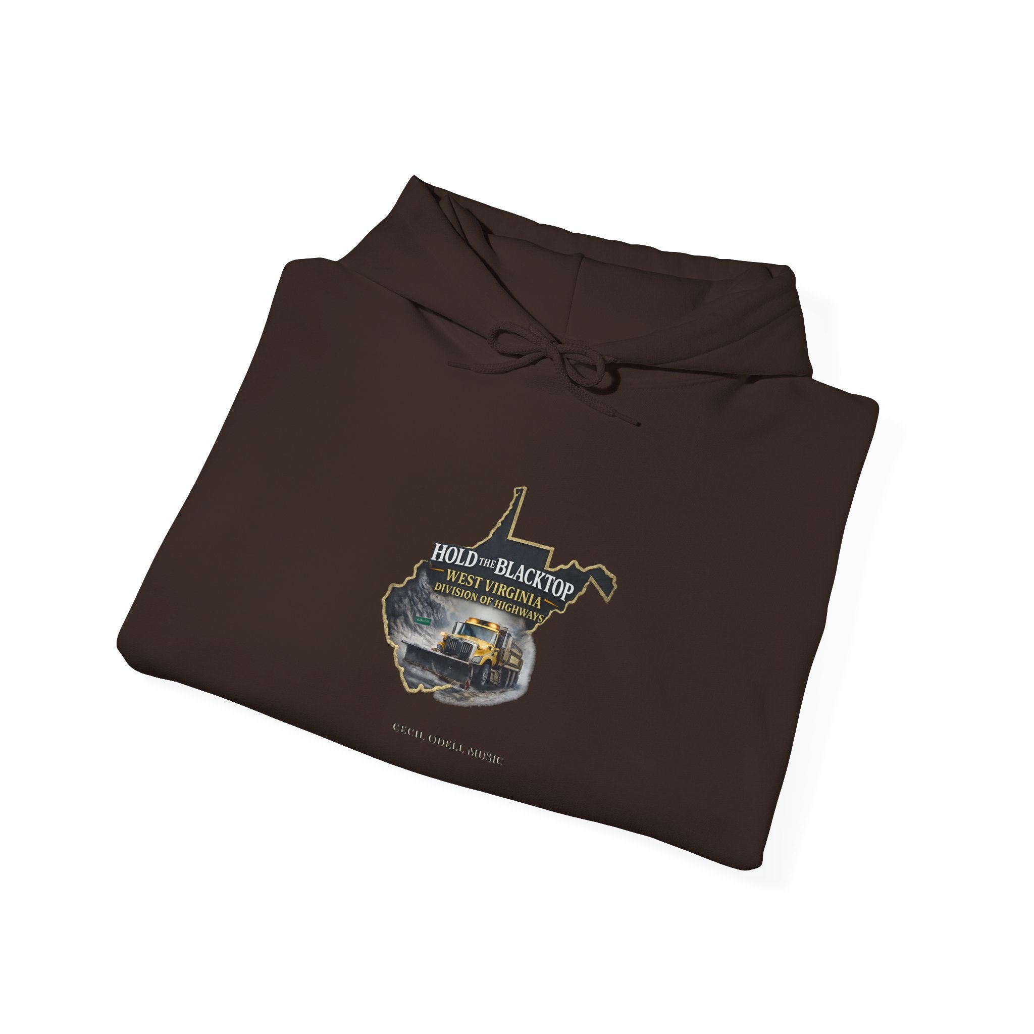 Hold the Blacktop Hoodie: Classic Road Trip Graphic Pullover