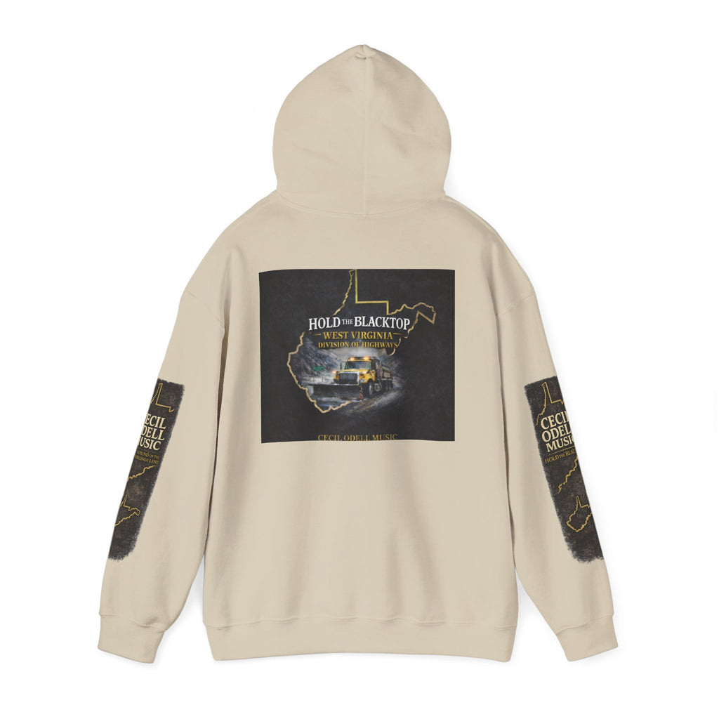 Hoodie: "Hold The Blacktop" Vintage Road Trip Graphic Pullover