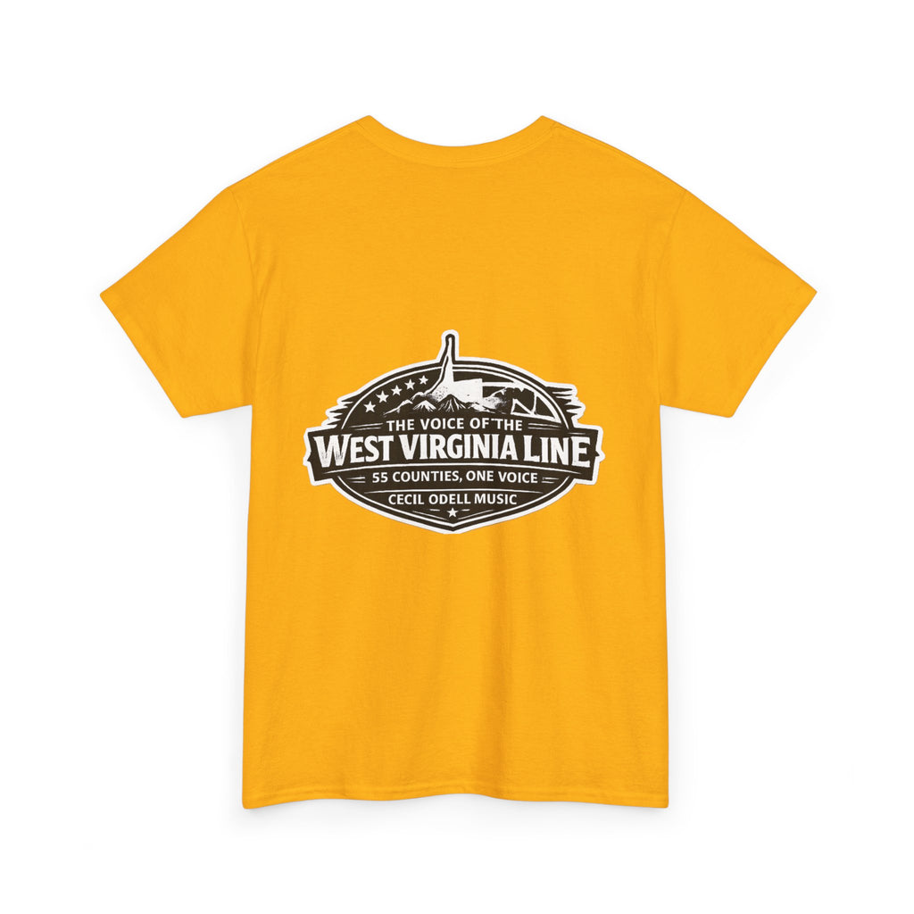 West Virginia Line Tee: 'The Voice of the West Virginia Line' Graphic T-Shirt