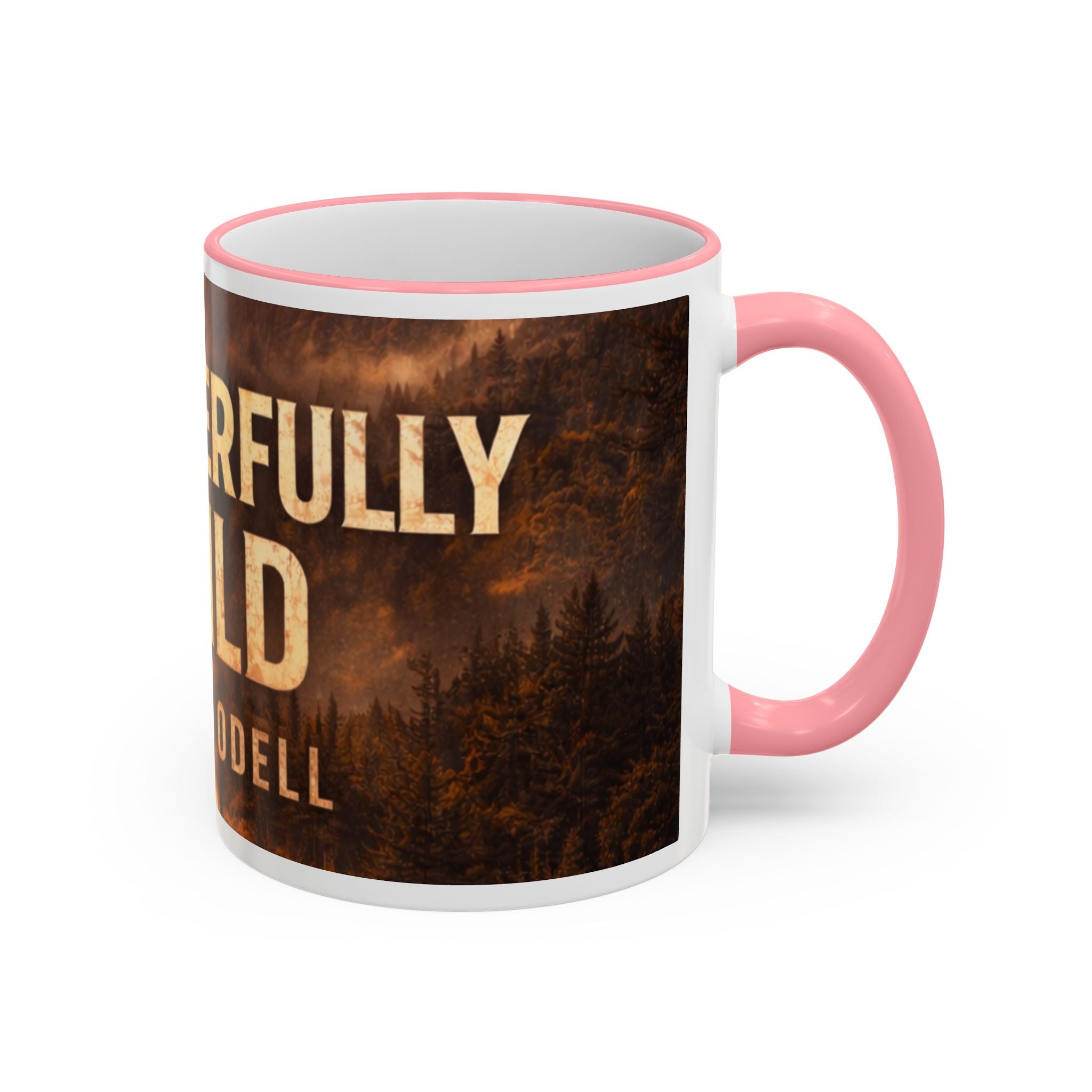Wonderful Wild Scenic Mug: "Wonderful Wild" Cecil Odell Coffee Cup (Accent Rim & Handle)