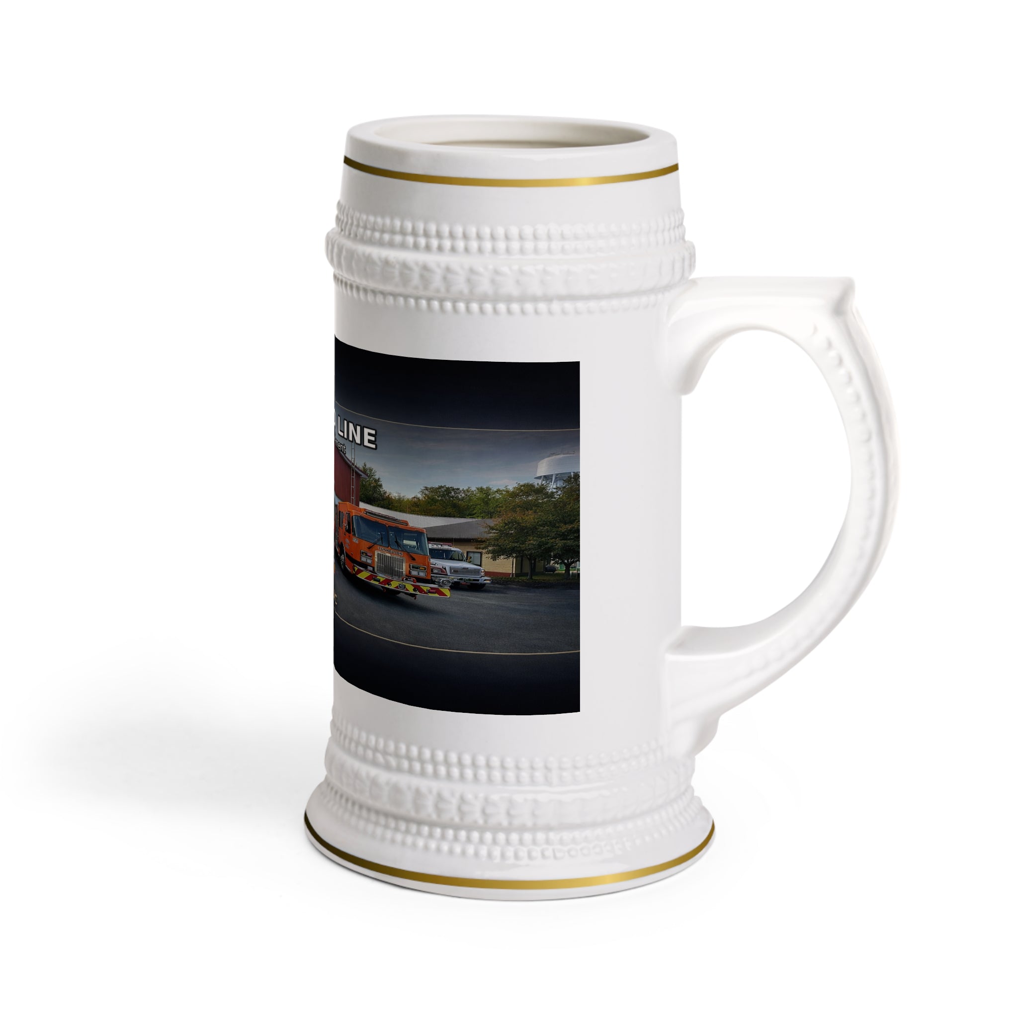 Tunnelton VFD Line Beer Stein: Fire Department Tribute Mug
