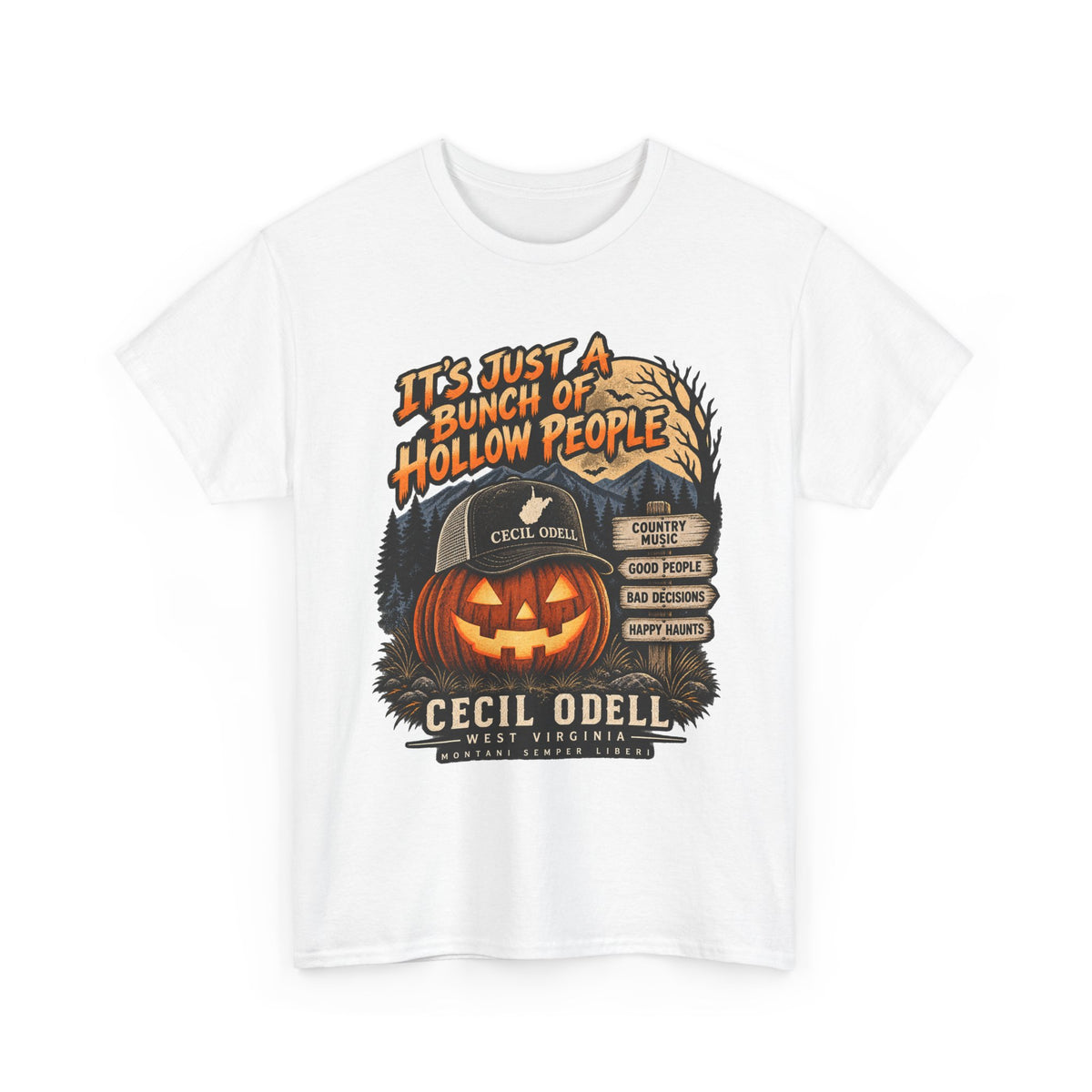 It's Just a Bunch of Hollow People Halloween Tee | Cecil Odell