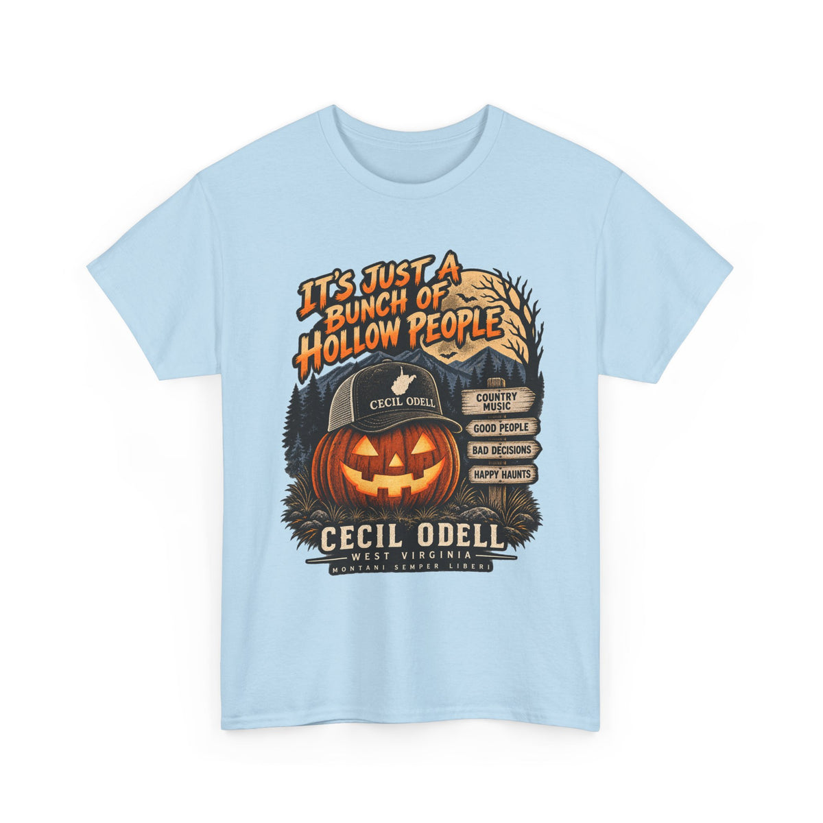 It's Just a Bunch of Hollow People Halloween Tee | Cecil Odell