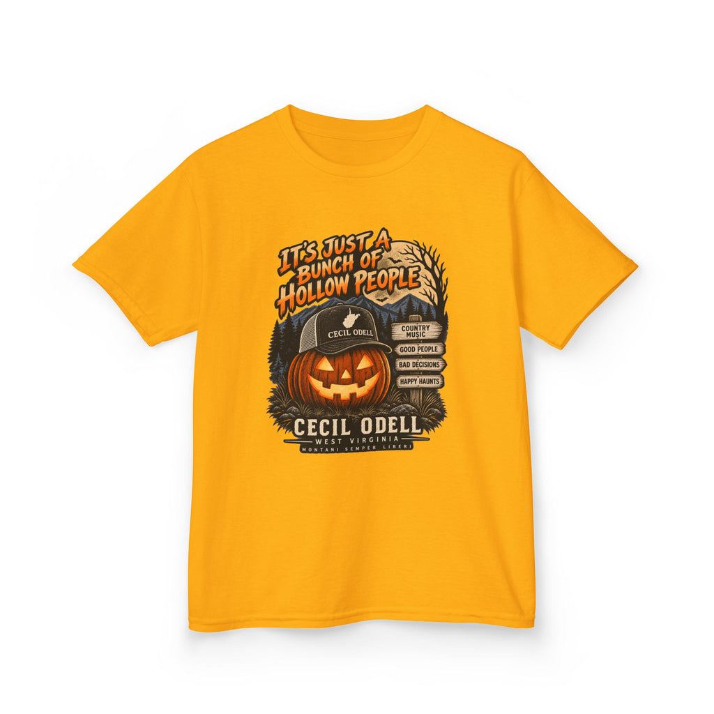 It's Just a Bunch of Hollow People Kids Halloween Tee | Cecil Odell