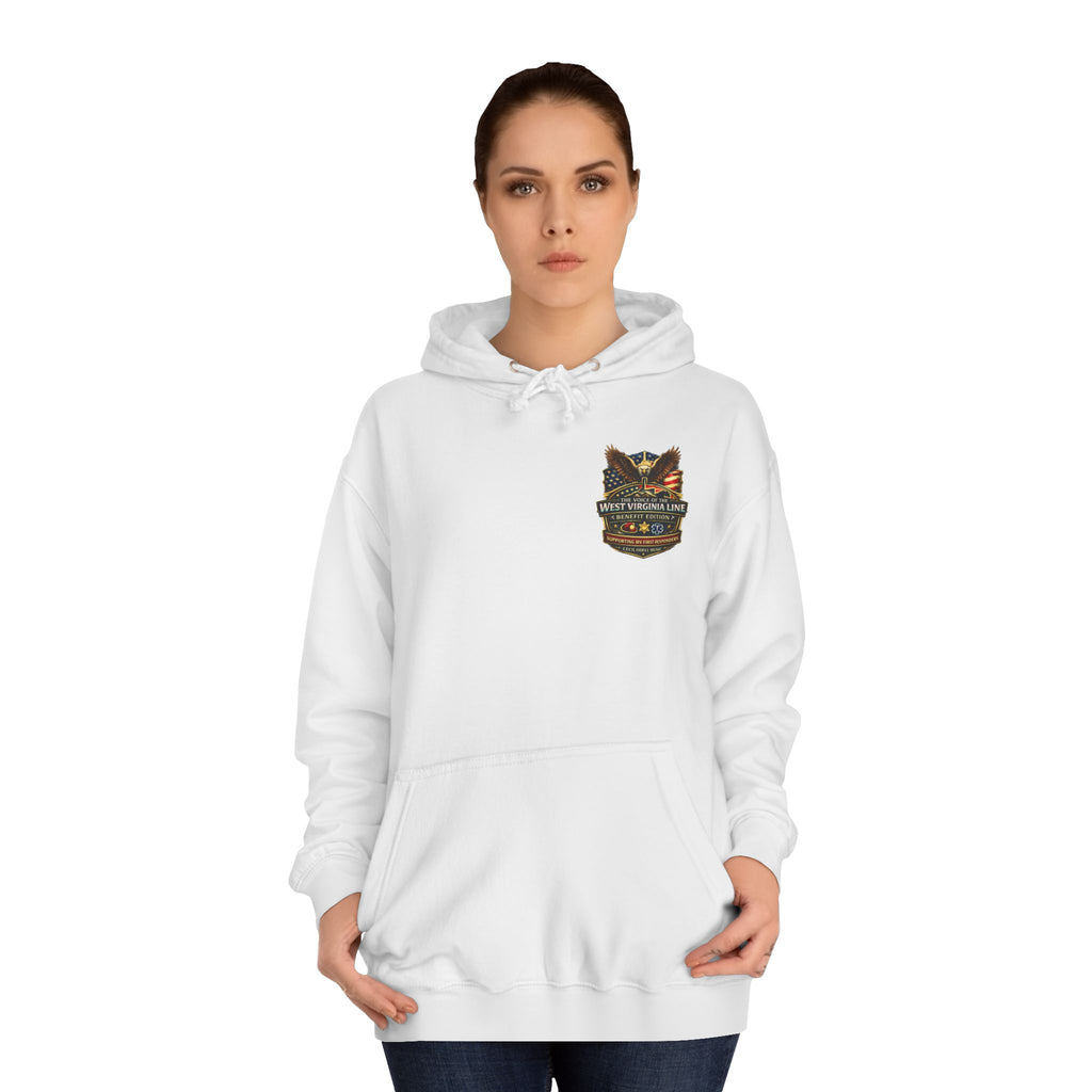 West Virginia Line Badge Hoodie: State & First Responder Tribute