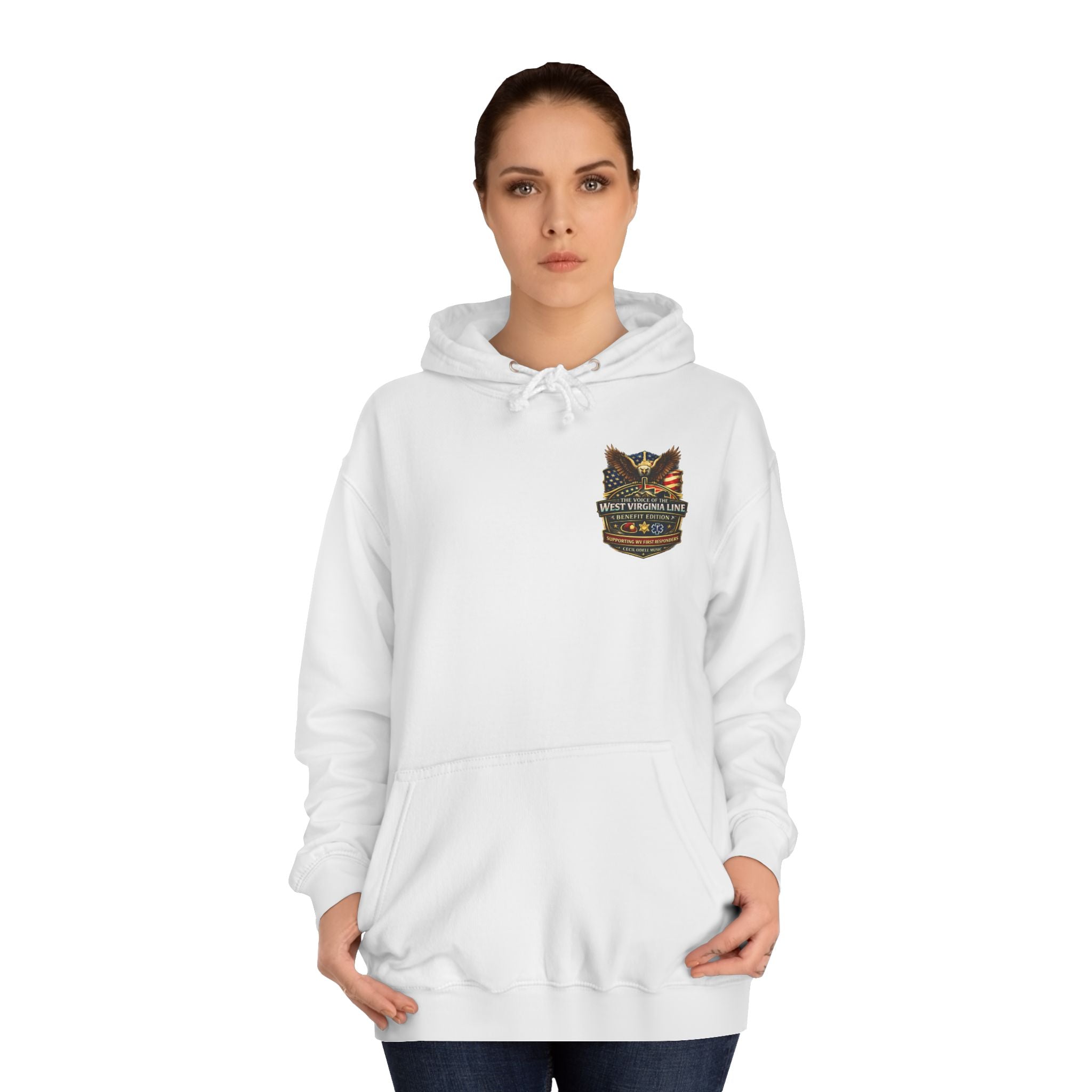 West Virginia Line Badge Hoodie: State & First Responder Tribute