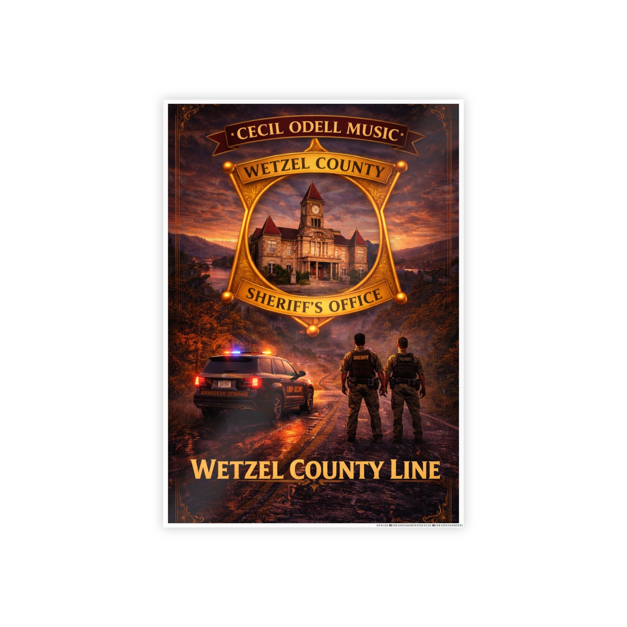 Wetzel County Line: Sheriff’s Office Gloss Poster