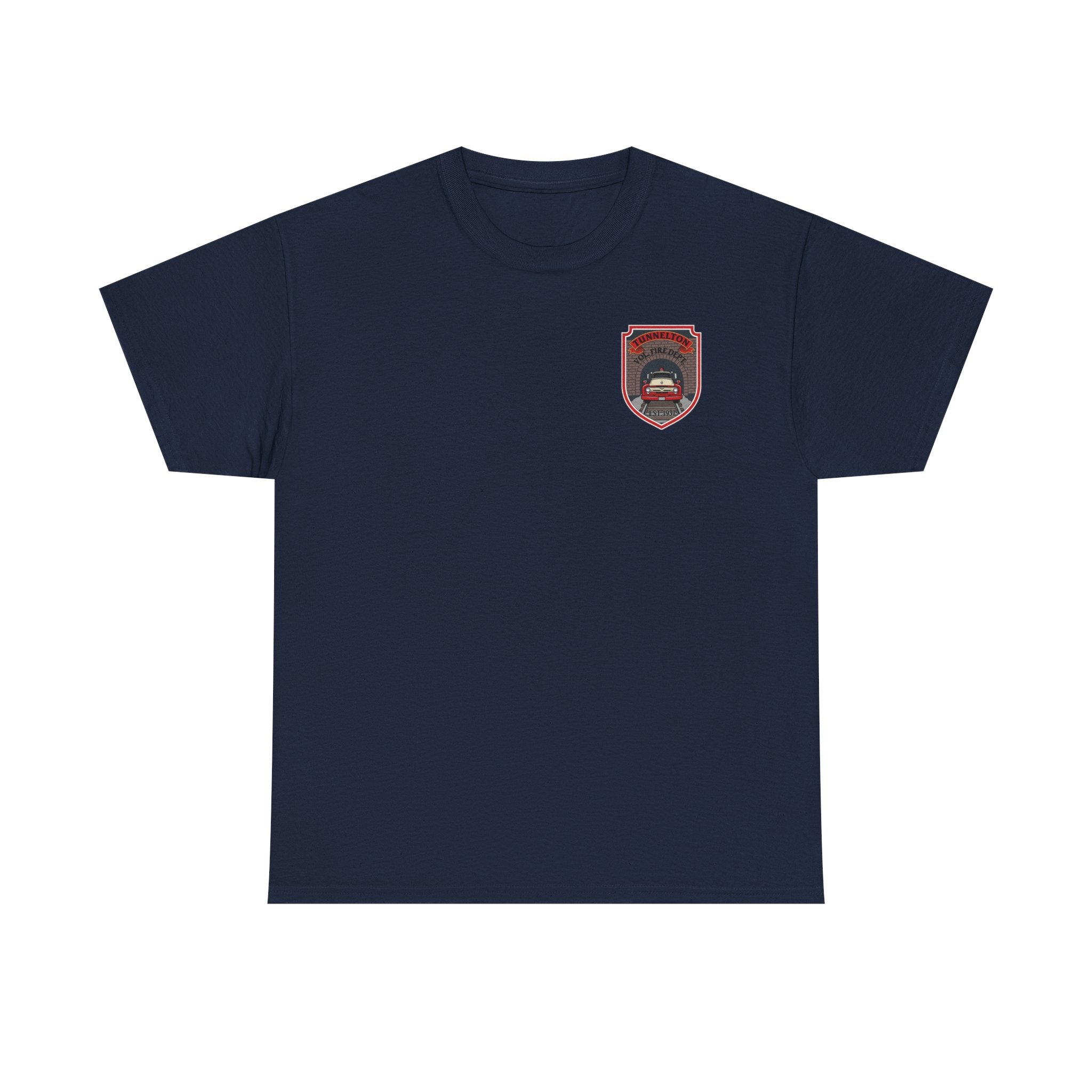 Tunnelton VFD Firetruck Tee: Volunteer Fire Department Fundraiser T-Shirt