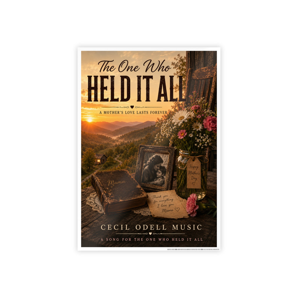 “The One Who Held It All” Gloss Mother’s Day Poster