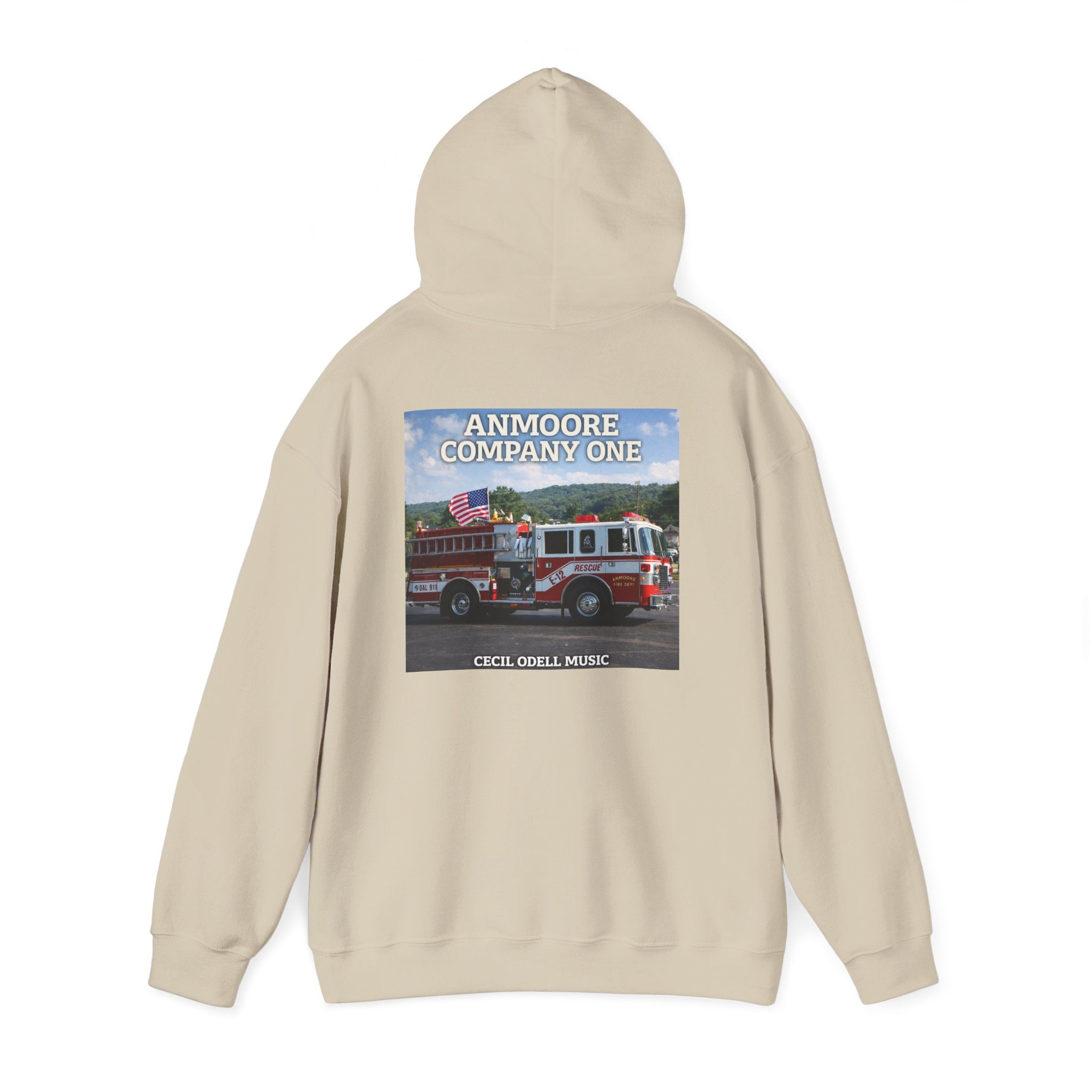 West Virginia Line Firetruck Hoodie: "The Sound of the West Virginia Line" Tribute Sweatshirt