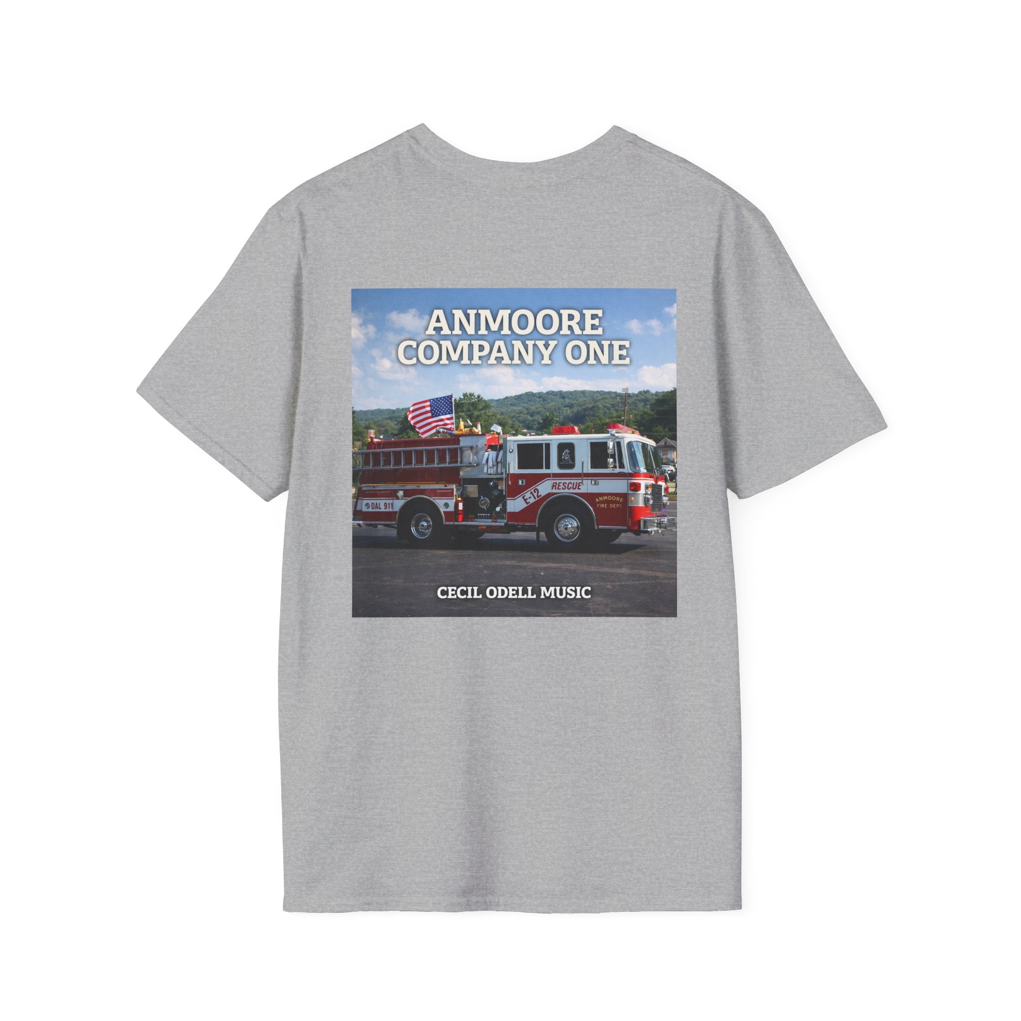 Firetruck Band Tee: "Anmoore Company One" Graphic T-Shirt