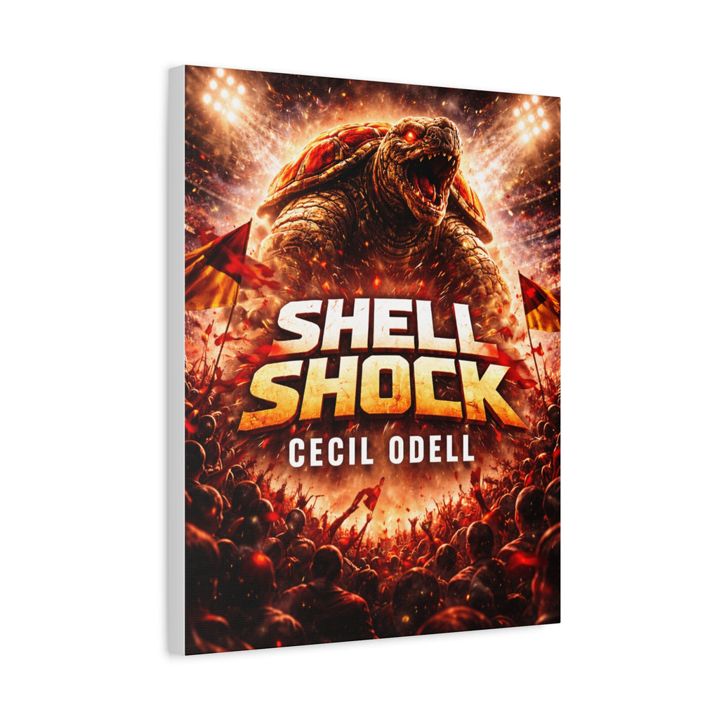 Shell Shock Canvas Print: Dramatic Monster Art Wrap (Cecil Odell)