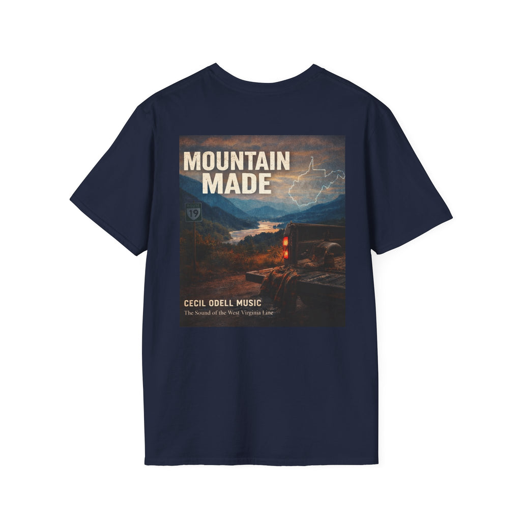 Mountain Made T-Shirt: "Cecil Odell Music" Vintage Mountain Landscape Tee