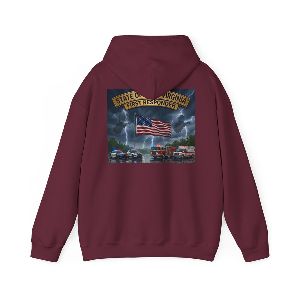 Preston County 911 First Responder Hoodie: Virginia Emergency Services Tribute