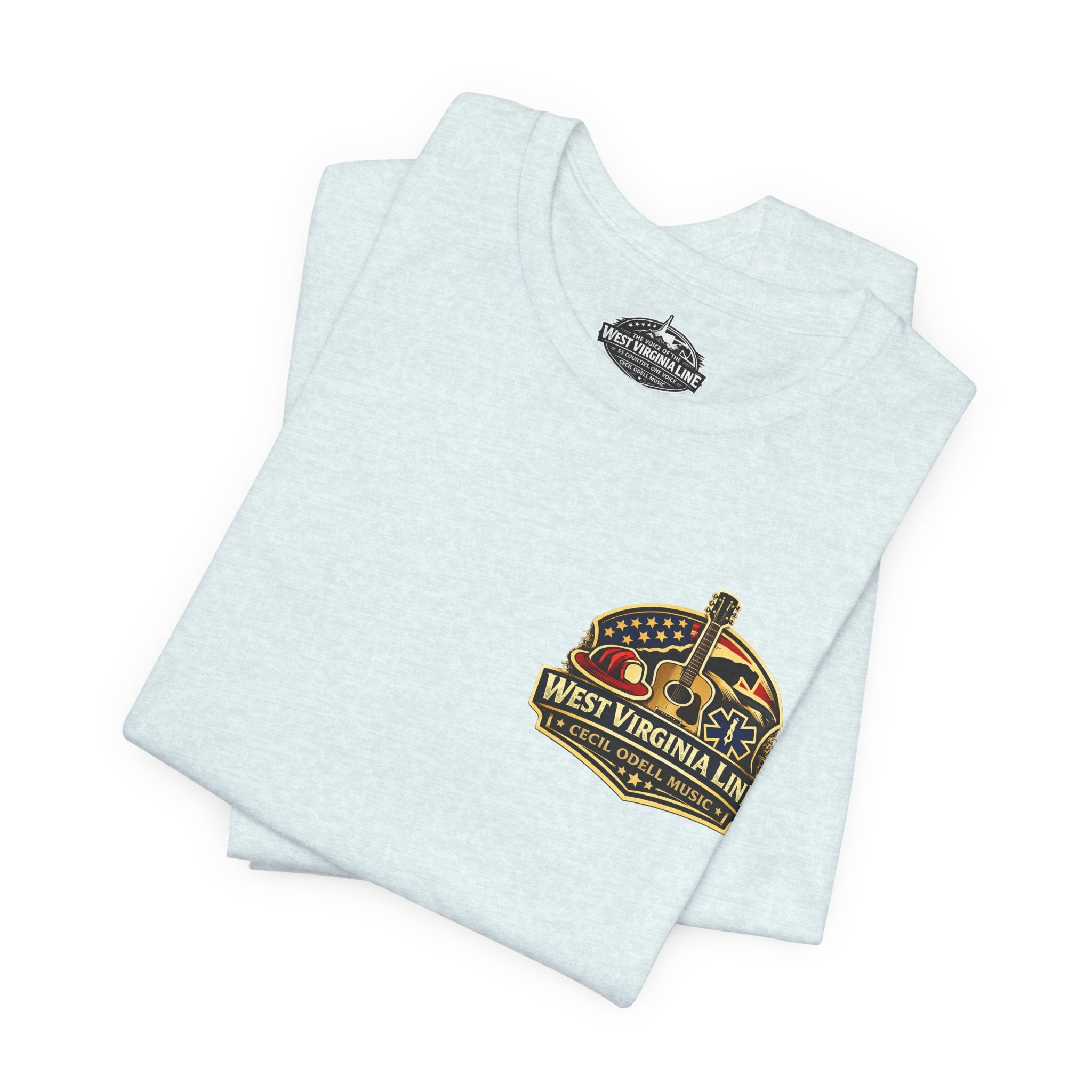 West Virginia Outlaw T-Shirt: Rustic Skull & Guns Country Graphic Tee