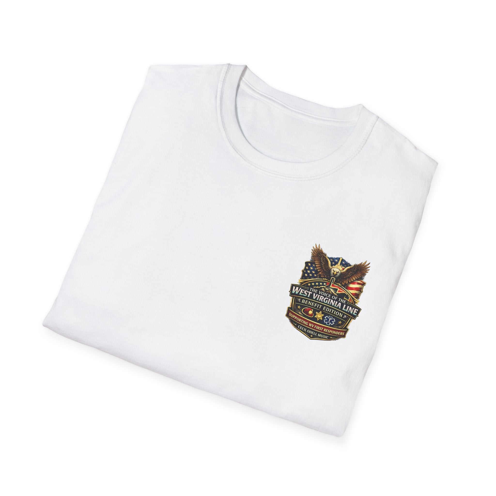 Fire Department T-Shirt: Tunnelton VFD Line Photo Tee