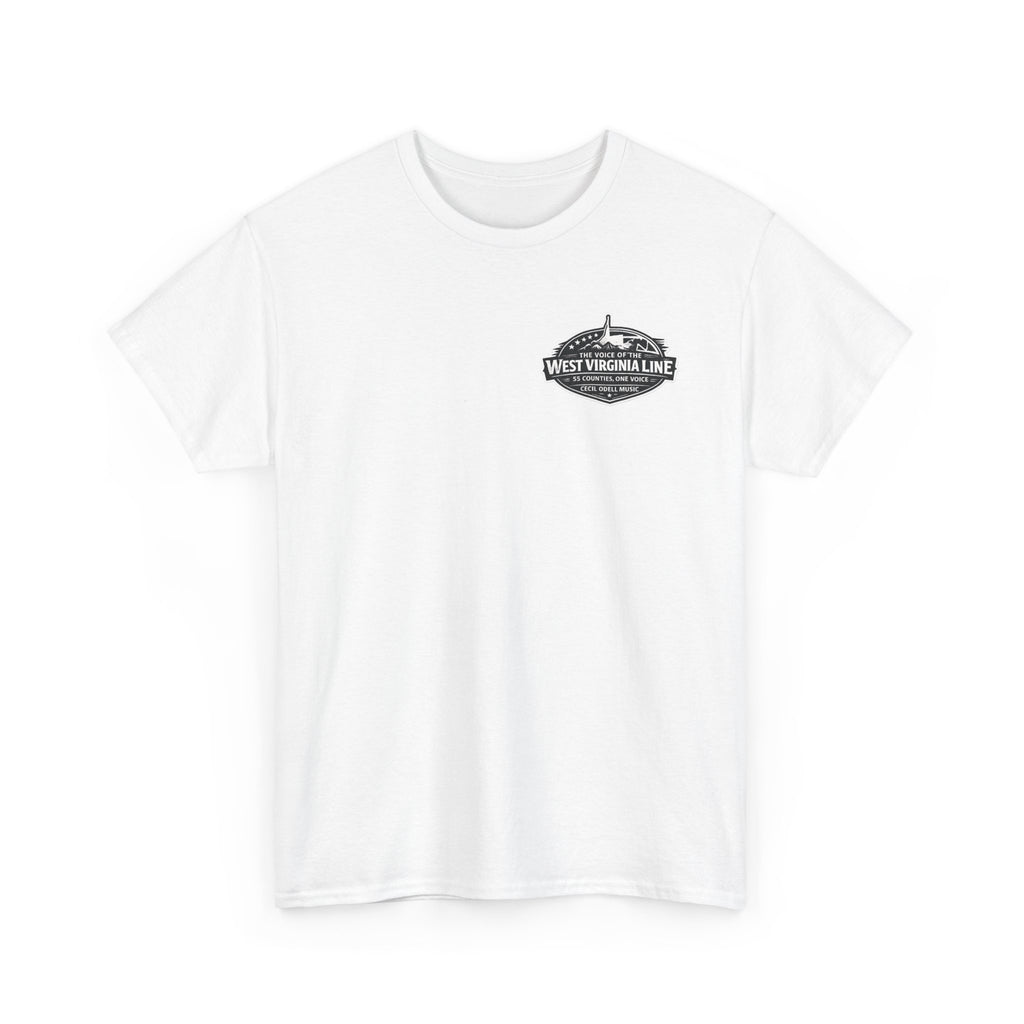 West Virginia Line Tee: 'The Voice of the West Virginia Line' Graphic T-Shirt