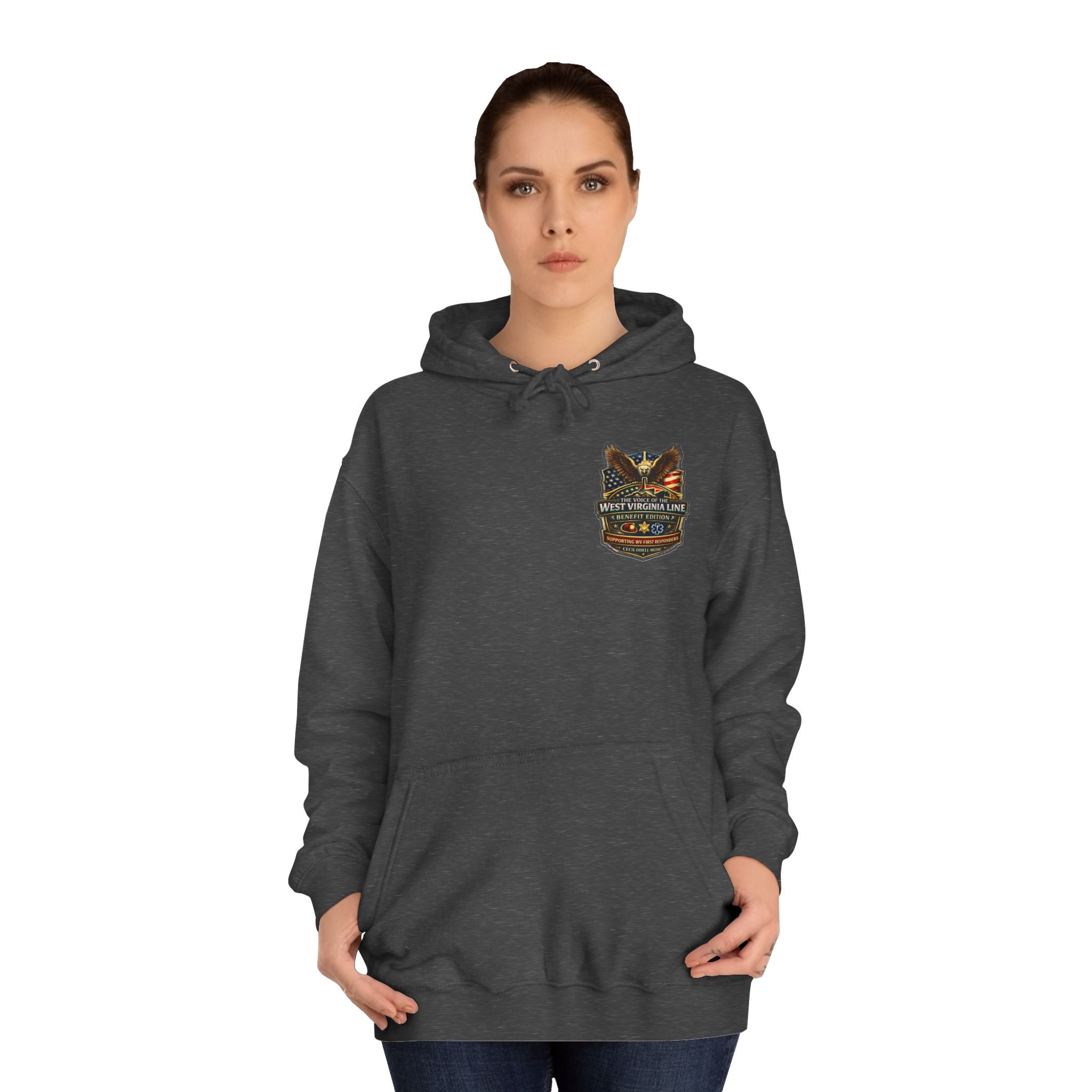 West Virginia Line Badge Hoodie: State & First Responder Tribute