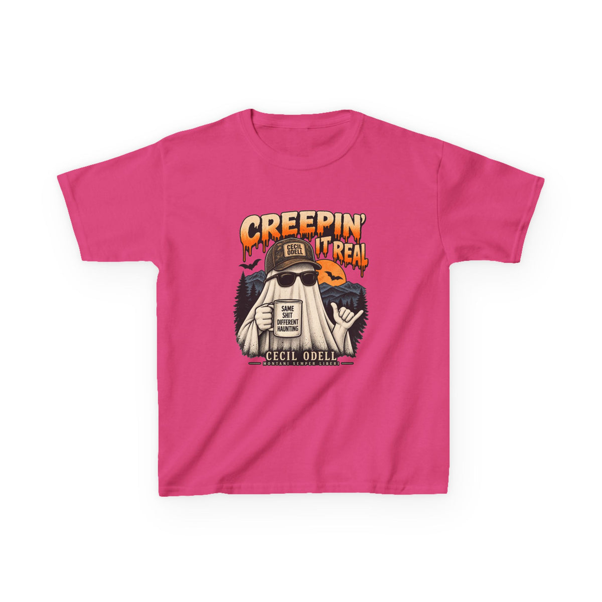 Creepin' It Real Kids Halloween Tee | Cecil Odell