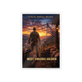West Virginia Soldier Poster: Cecil Odell Music Patriotic Military Wall Art