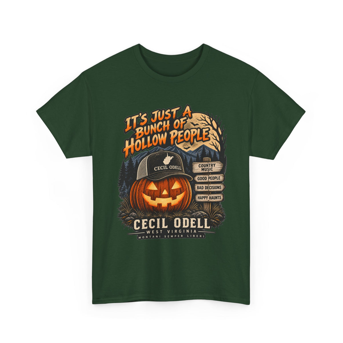 It's Just a Bunch of Hollow People Halloween Tee | Cecil Odell