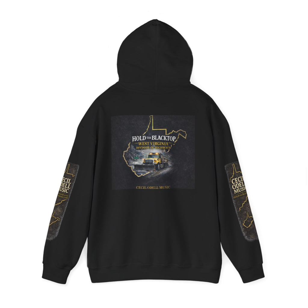 Hoodie: "Hold The Blacktop" Vintage Road Trip Graphic Pullover