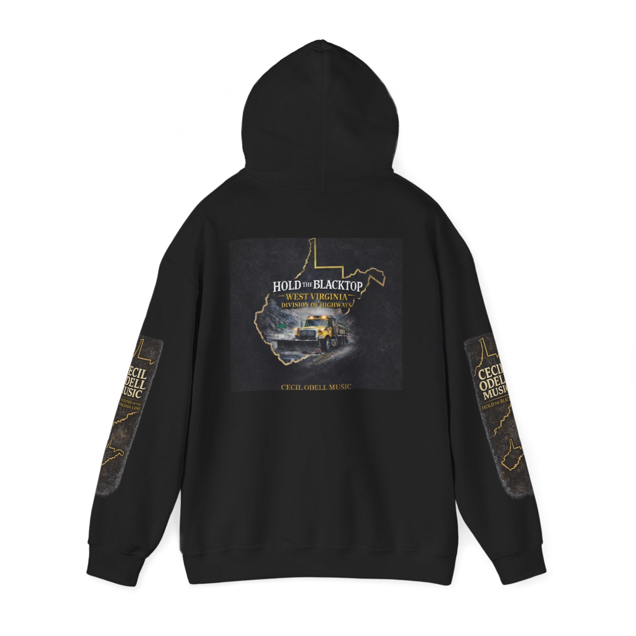 Hoodie: "Hold The Blacktop" Vintage Road Trip Graphic Pullover