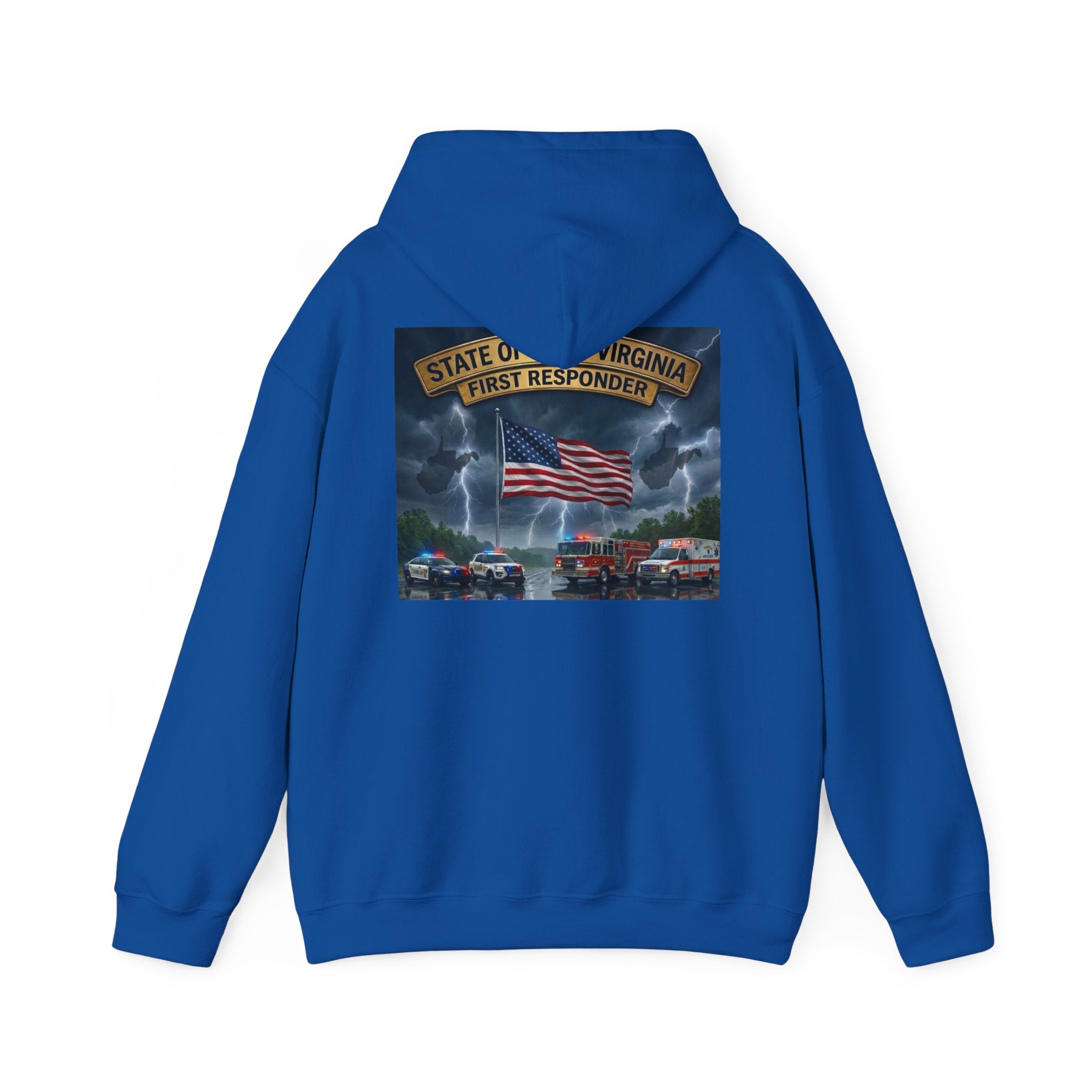 Preston County 911 First Responder Hoodie: Virginia Emergency Services Tribute