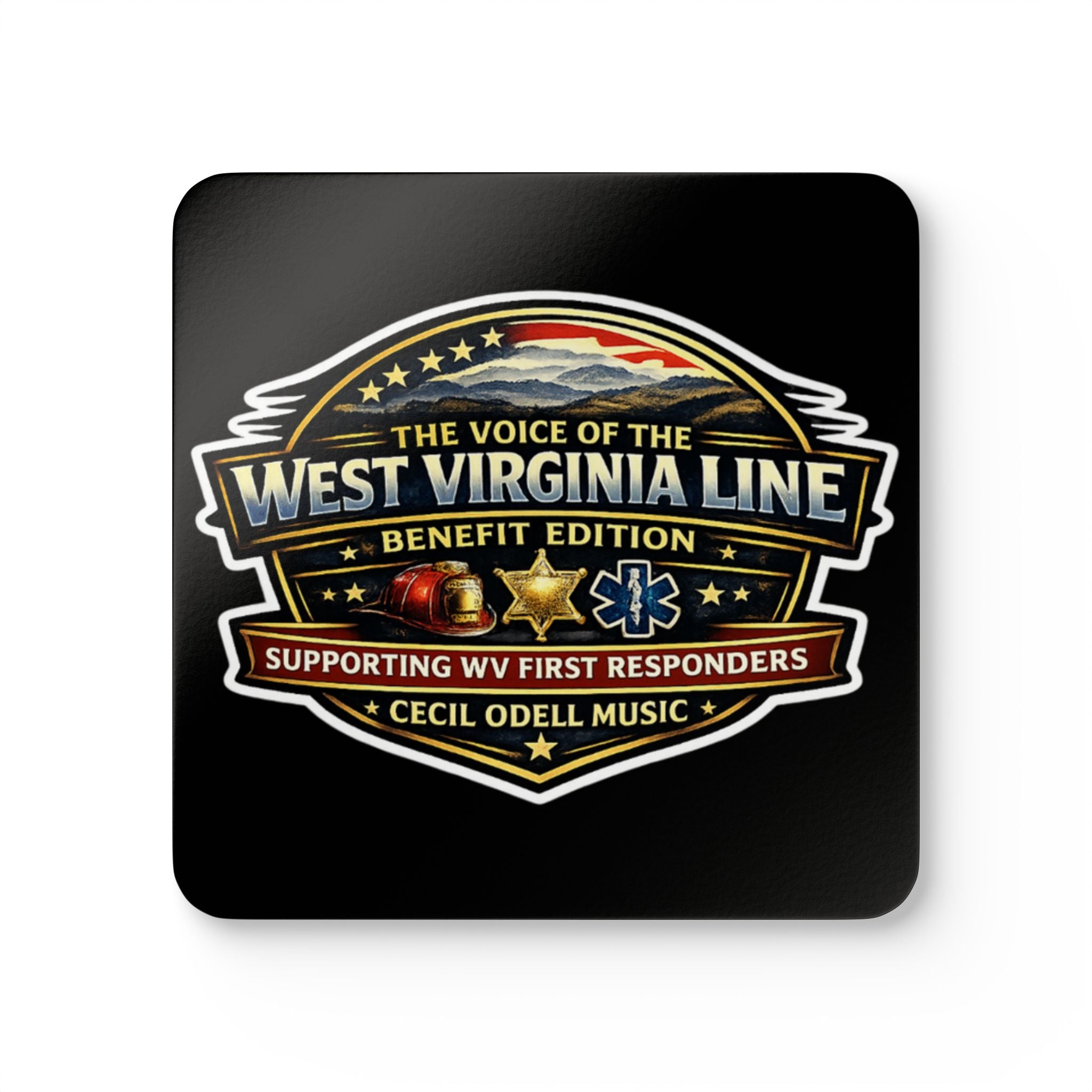 The Voice of the West Virginia Line Benefit Edition - Corkwood Coaster Set