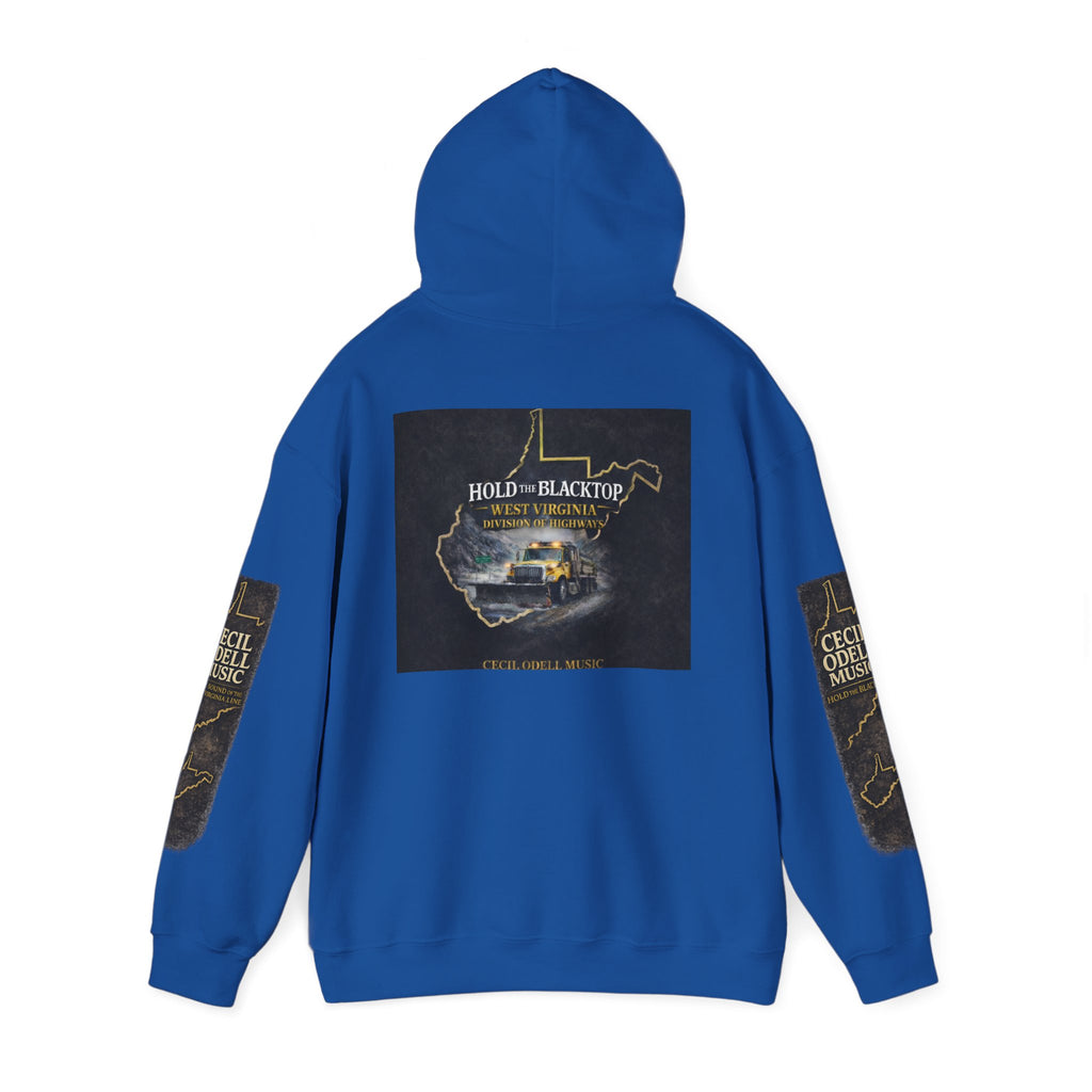 Hoodie: "Hold The Blacktop" Vintage Road Trip Graphic Pullover