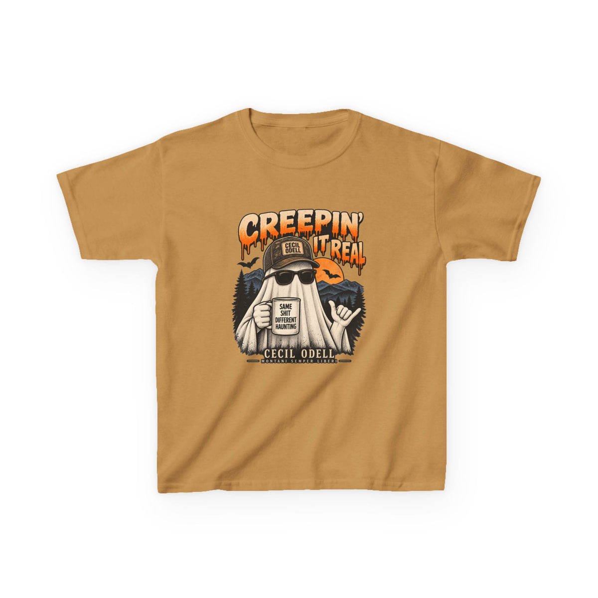 Creepin' It Real Kids Halloween Tee | Cecil Odell