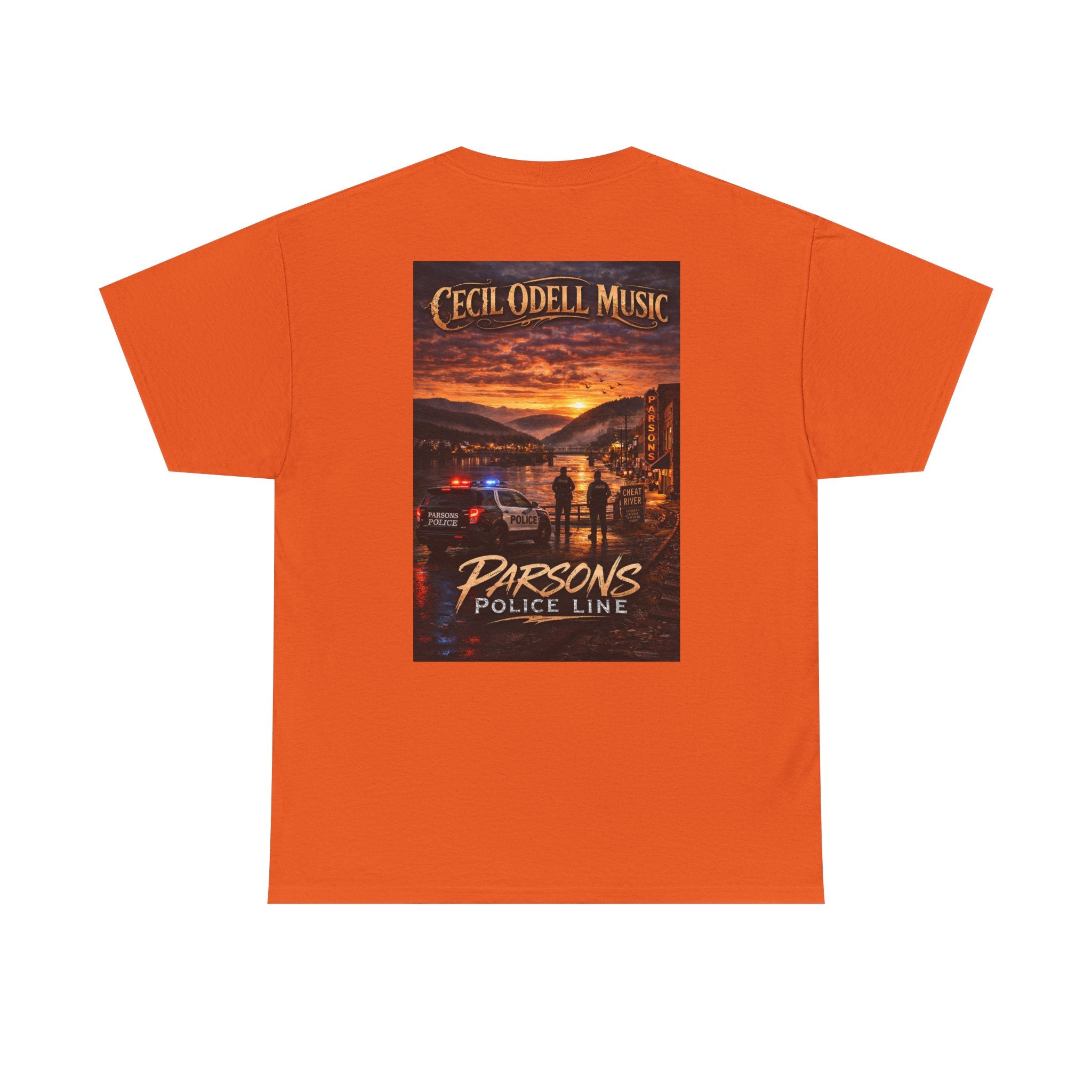 Parsons PD song art shirt