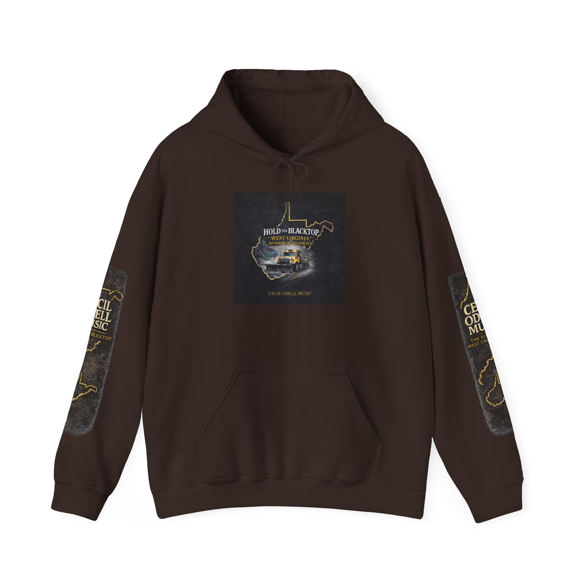 Hoodie: "Hold The Blacktop" Vintage Road Trip Graphic Pullover