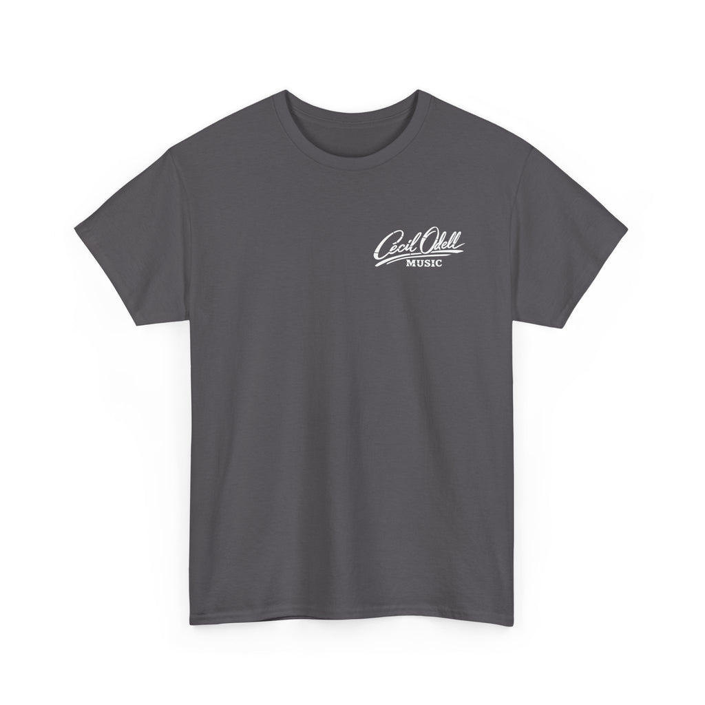 K9 Partner T-Shirt: 'Cecil Odell Music' Script Chest Design
