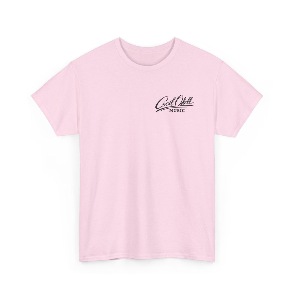 K9 Partner T-Shirt: 'Cecil Odell Music' Script Chest Design