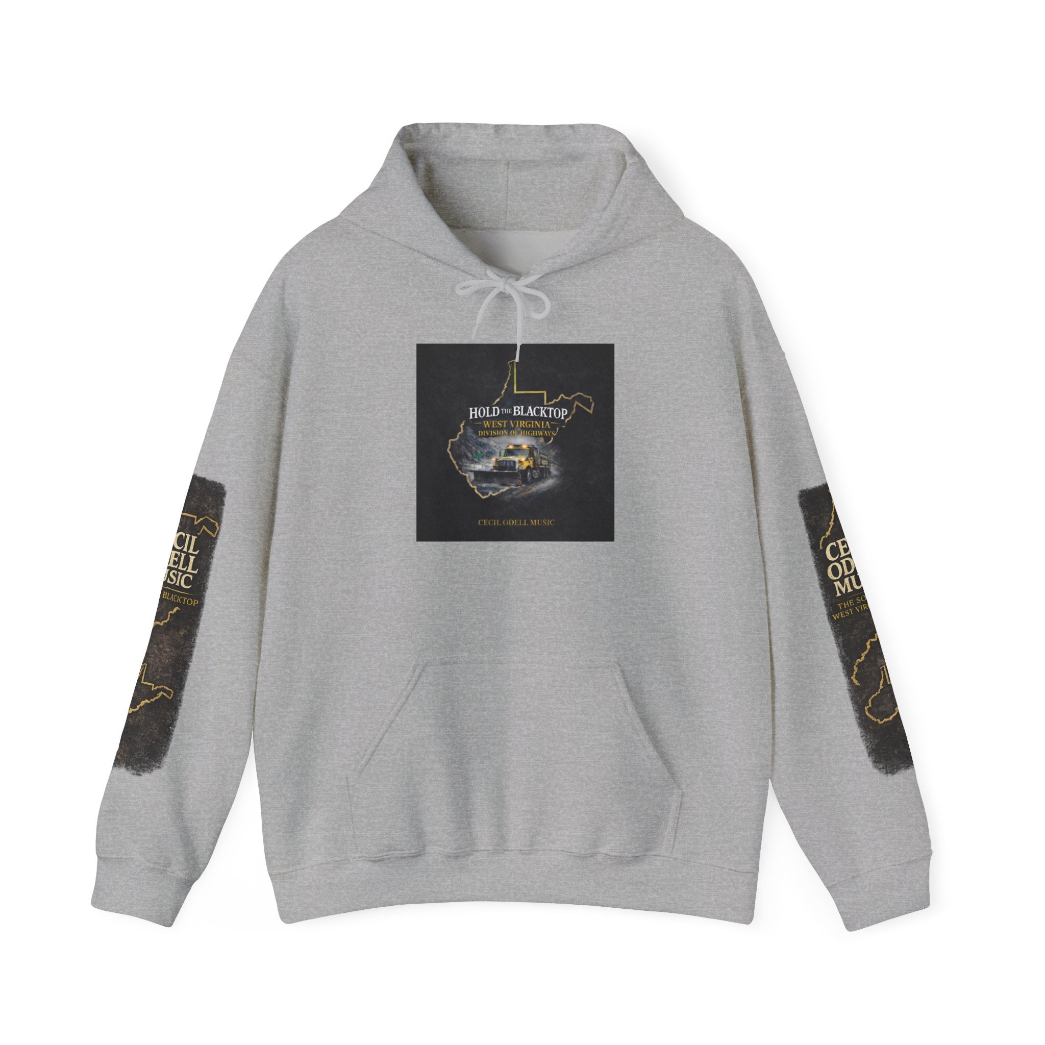 Hoodie: "Hold The Blacktop" Vintage Road Trip Graphic Pullover
