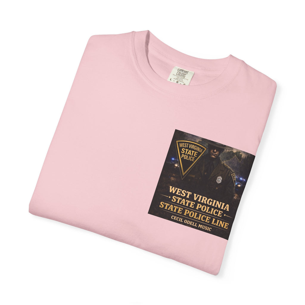 West Virginia State Police Graphic T-Shirt: 'State Police Line' Back Print